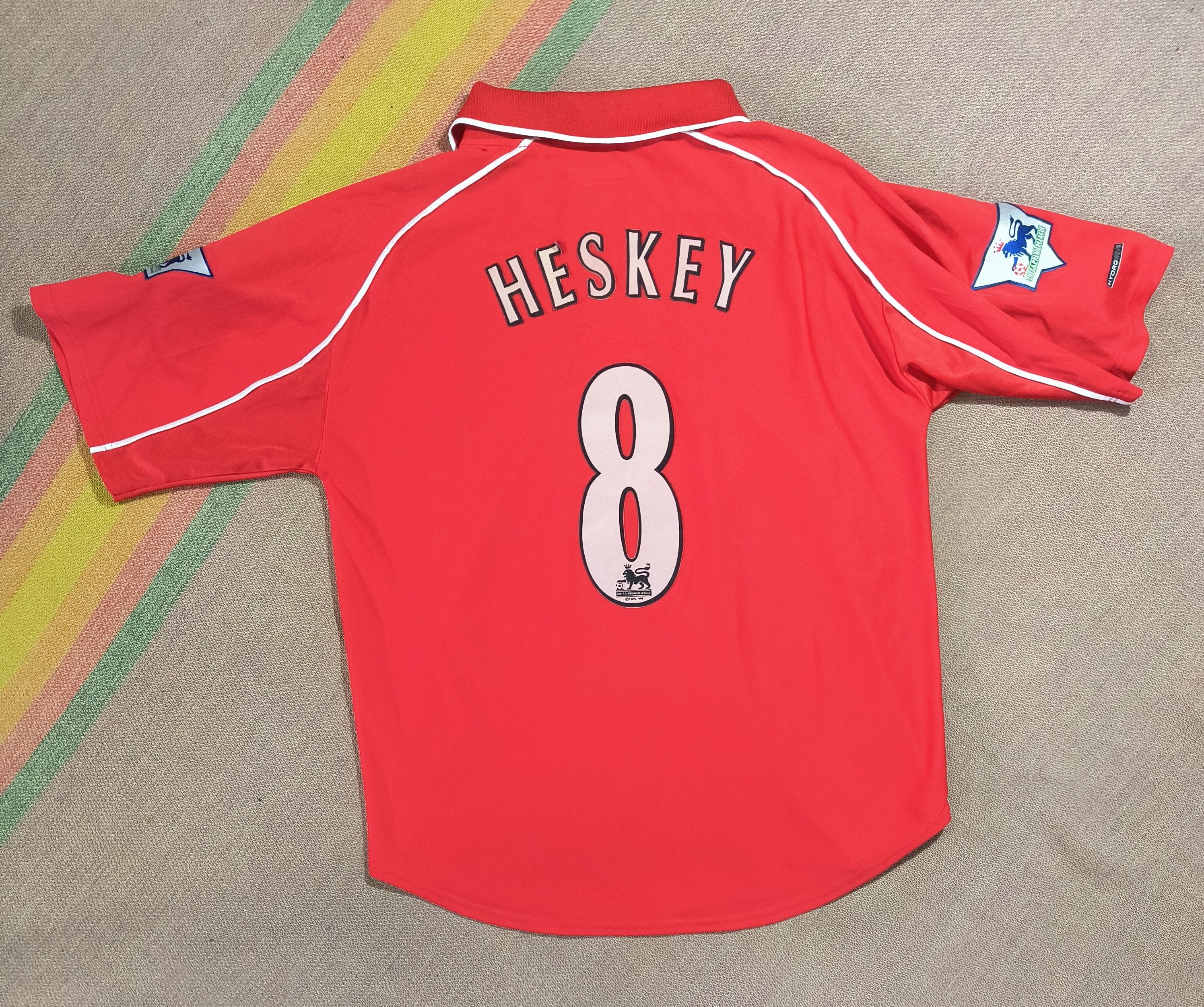 Reebok Vintage Y2K Liverpool FC #8 Emile Heskey 2000 home jersey Size US L / EU 52-54 / 3 - 5 Thumbnail