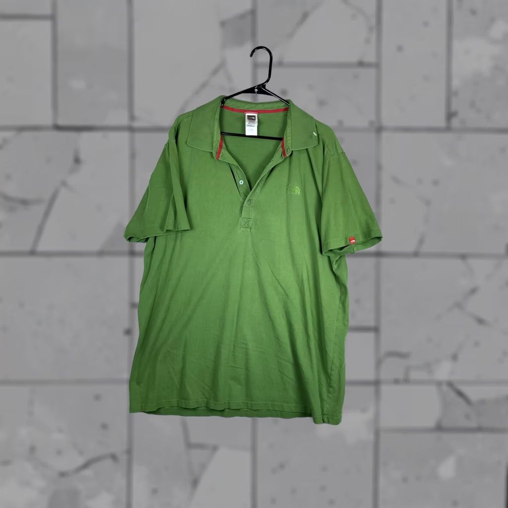 The North Face The North Face Polo Shirt Mens 2XL Green Solid Logo Short Sleeve Casual Knit Size US XXL / EU 58 / 5 - 1 Thumbnail
