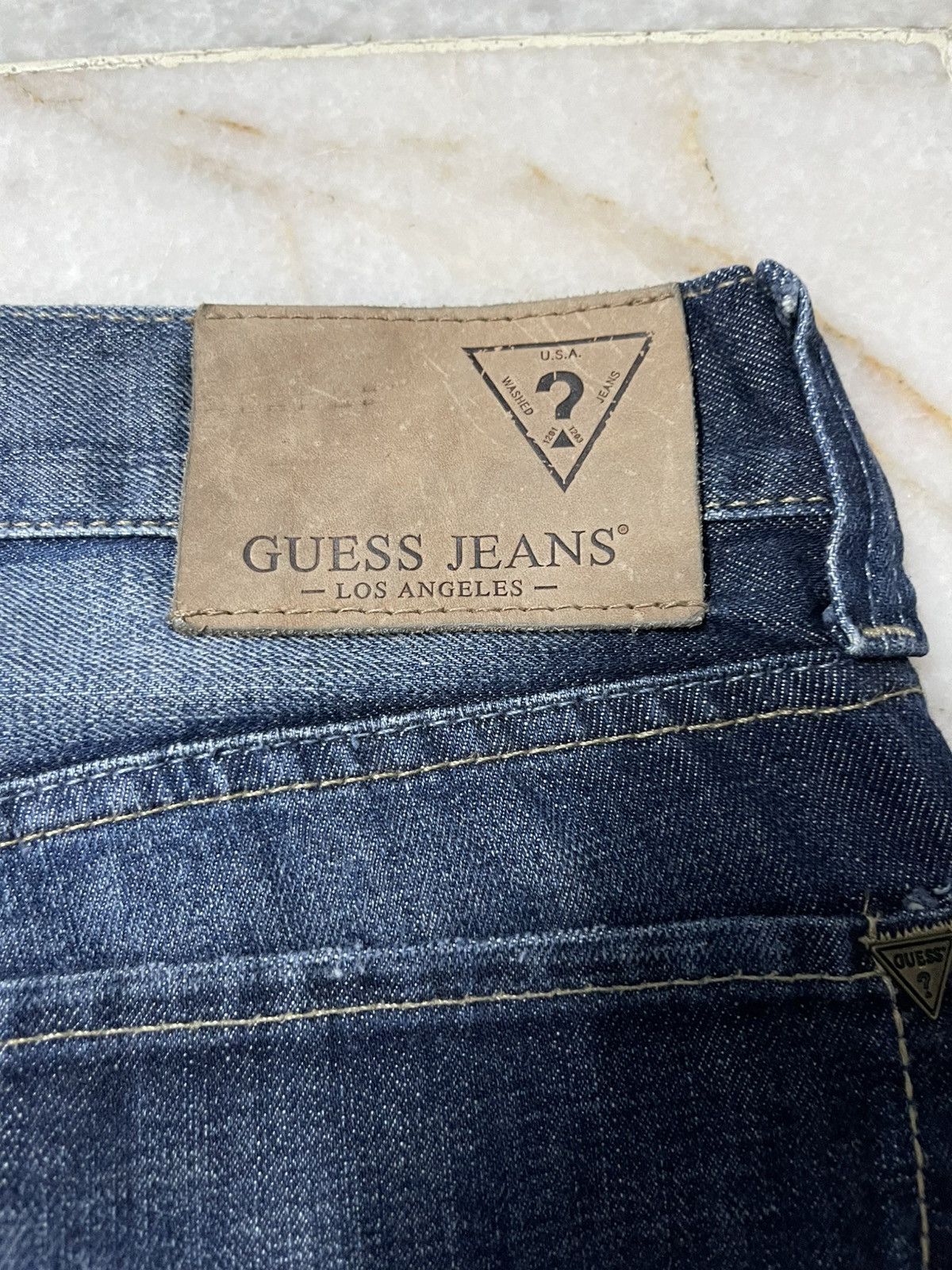 Guess × Japanese Brand Guess Denim Jeans Blue Size US 34 / EU 50 - 14 Thumbnail