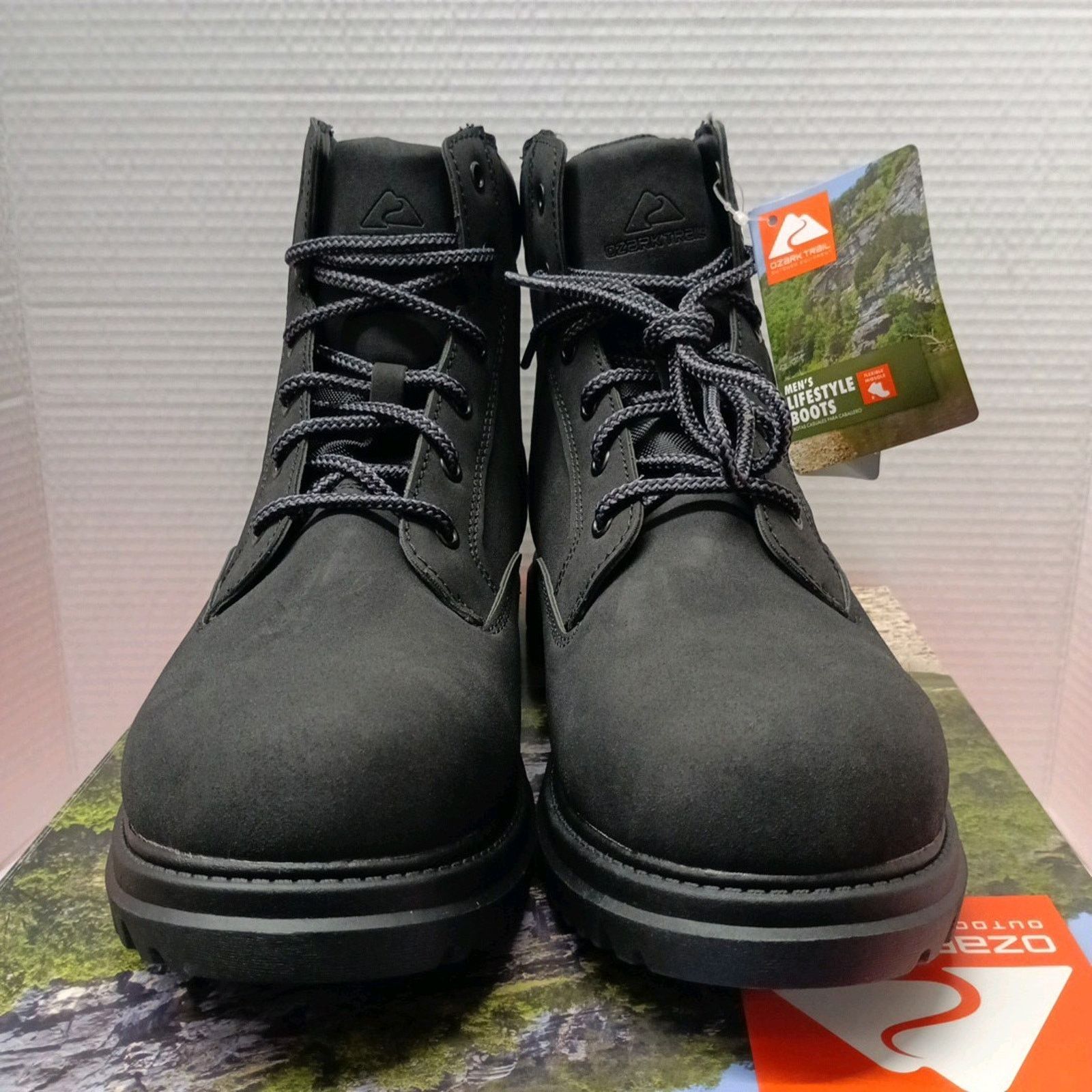 Other Ozark Trail New Size US 11 Men's Hiking Boots Troy II Black Size US 11 / EU 44 - 2 Thumbnail