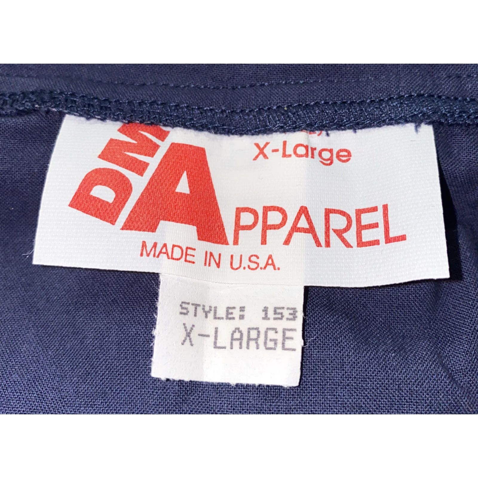 Vintage VINTAGE DM Apparel Jacket Full Zip Mens XL Blue USA Made Cotton Comfortable Casual Size US XL / EU 56 / 4 - 6 Thumbnail