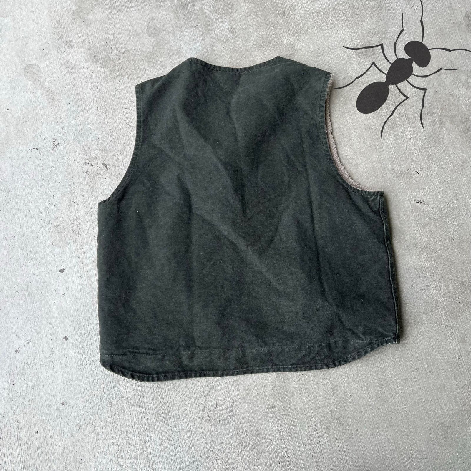 Carhartt × Vintage Carhartt V26 MOS green work wear vest Size US L / EU 52-54 / 3 - 4 Thumbnail