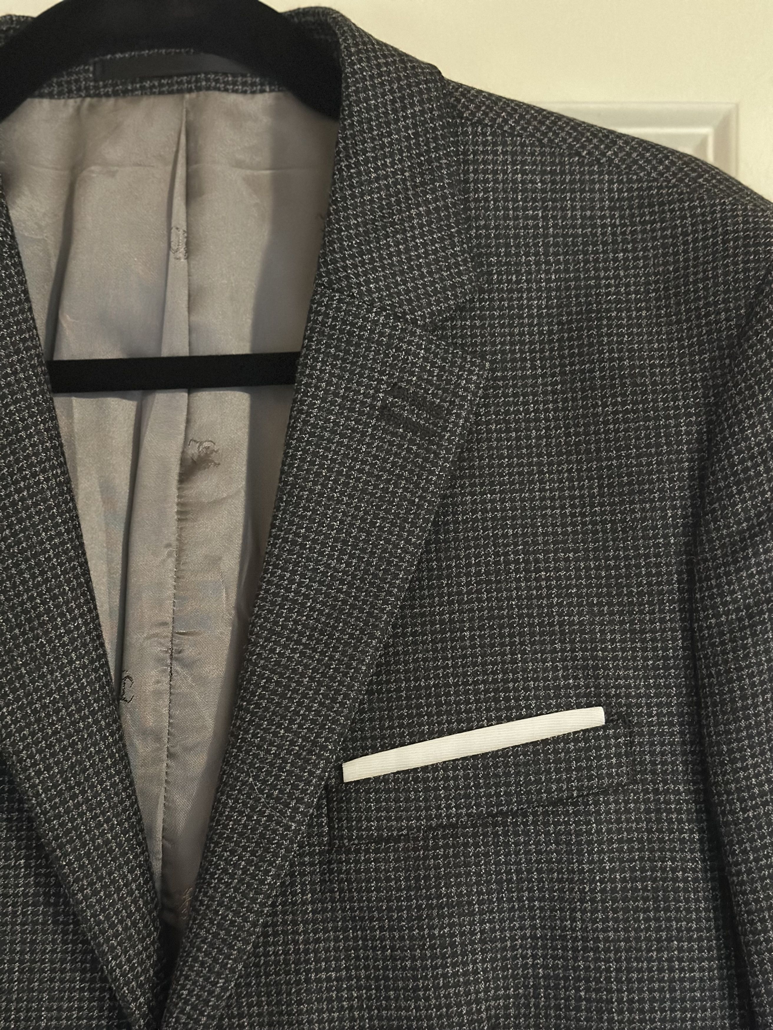 The Kooples The Kooples Men’s Houdstooth Wool Suit Size 48R - 1 Thumbnail
