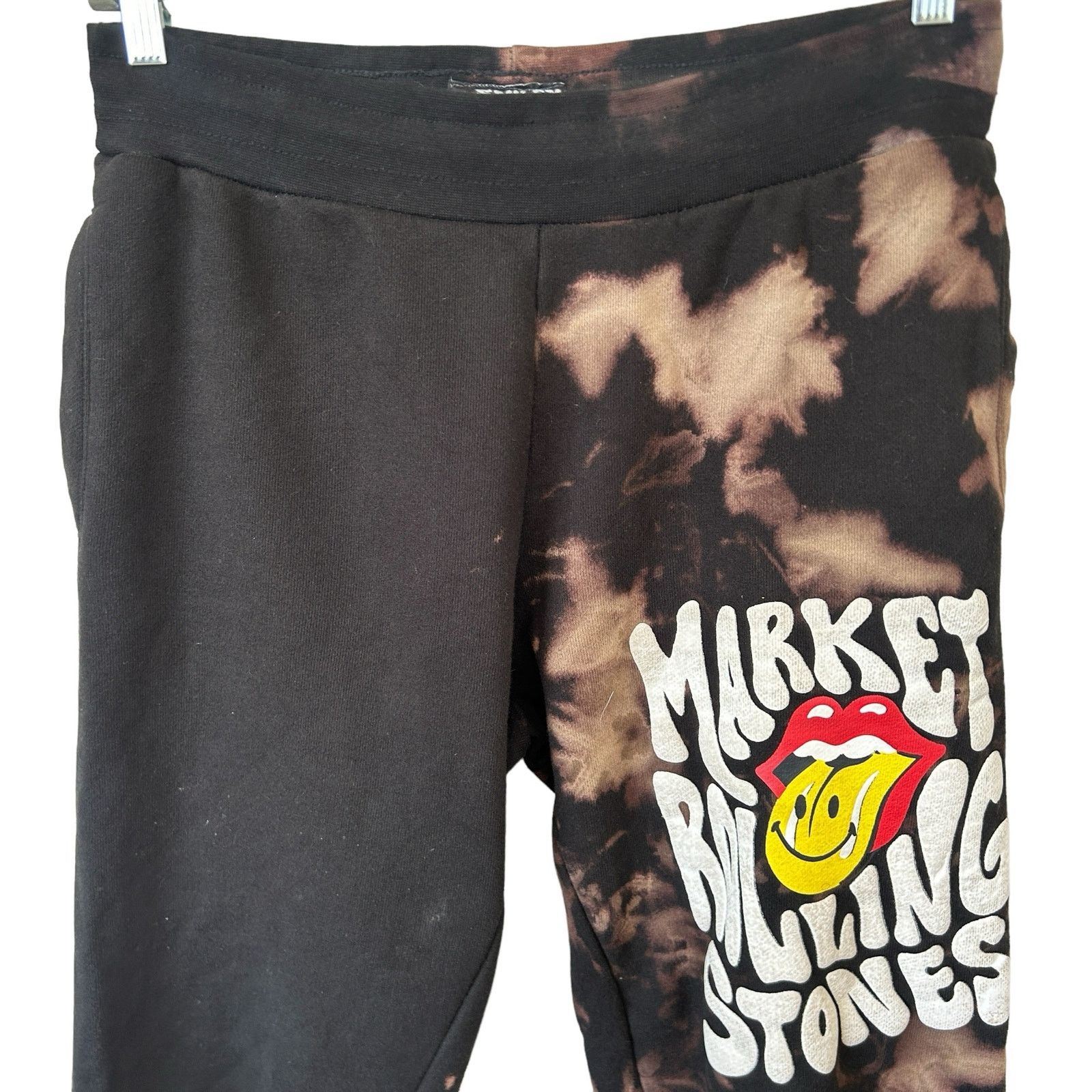 Market Smiley X MARKET Rolling Stone Joggers Brown Black Tie Dye XL Size US 36 / EU 52 - 6 Thumbnail