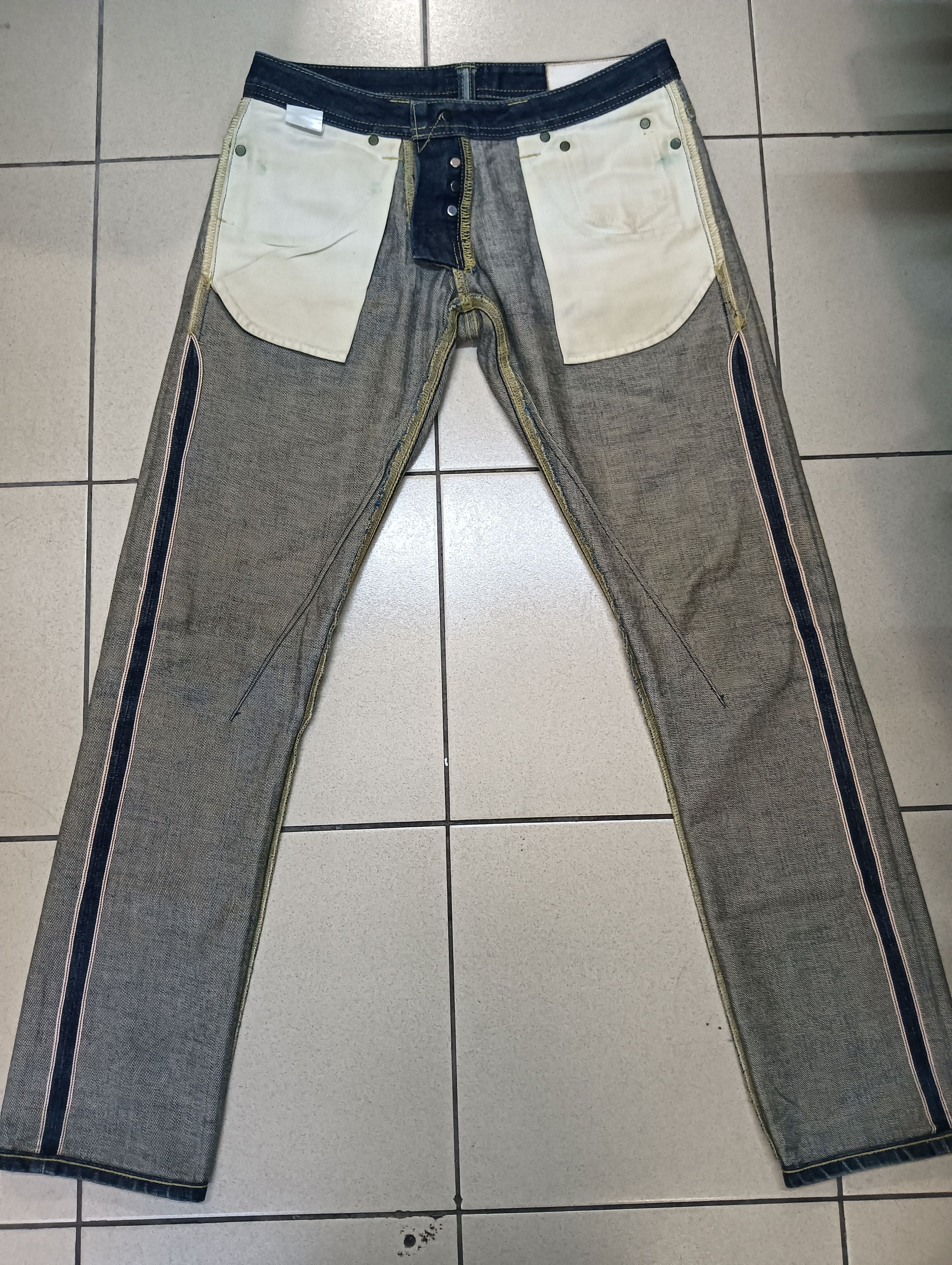 Japanese Brand SOMET SELVEDGE DENIM Size US 27 - 3 Thumbnail