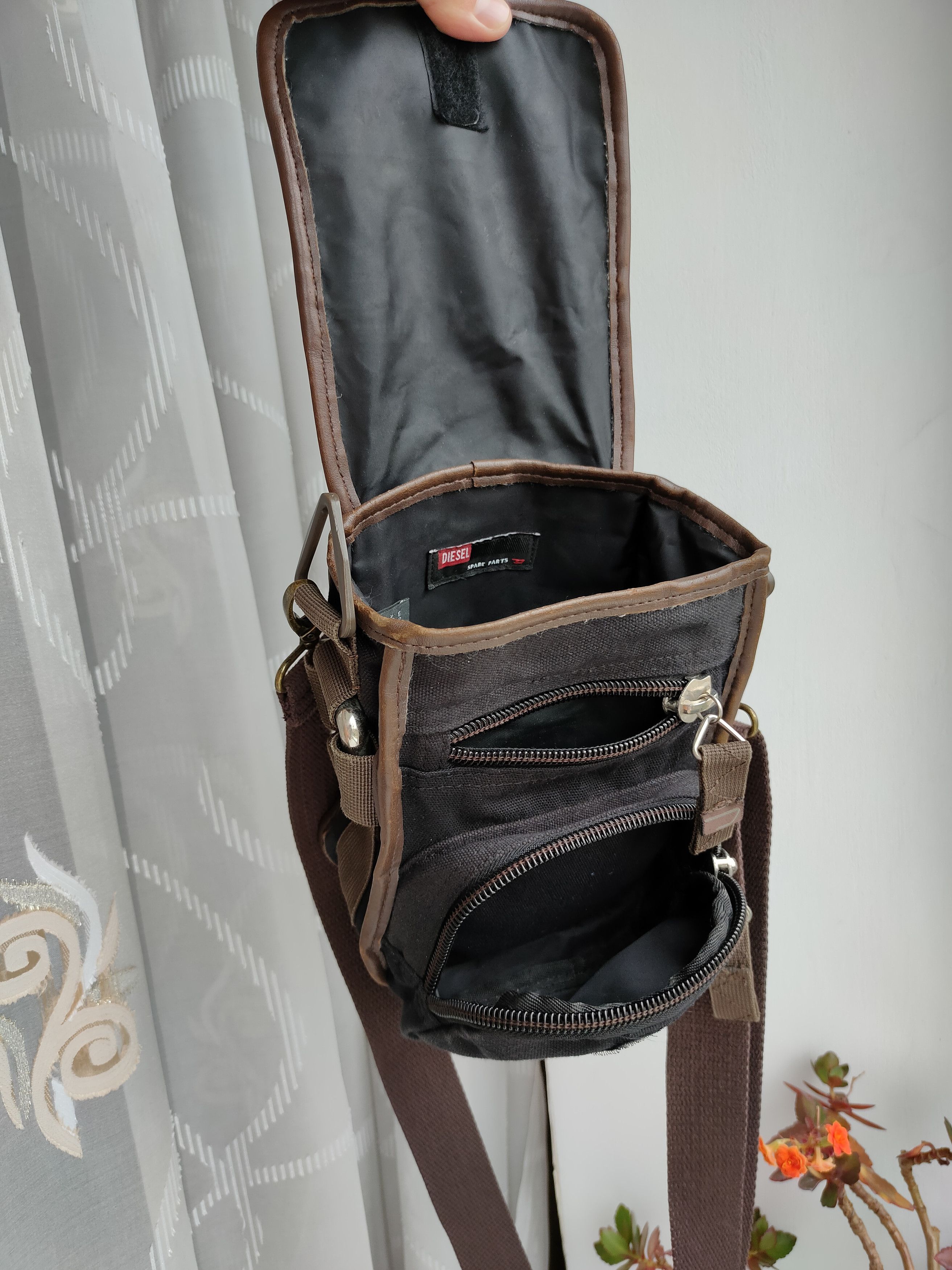 Diesel 🔥 Y2K Vintage Diesel Spare Parts Bag Messenger Shoulder Bag Size ONE SIZE - 8 Thumbnail