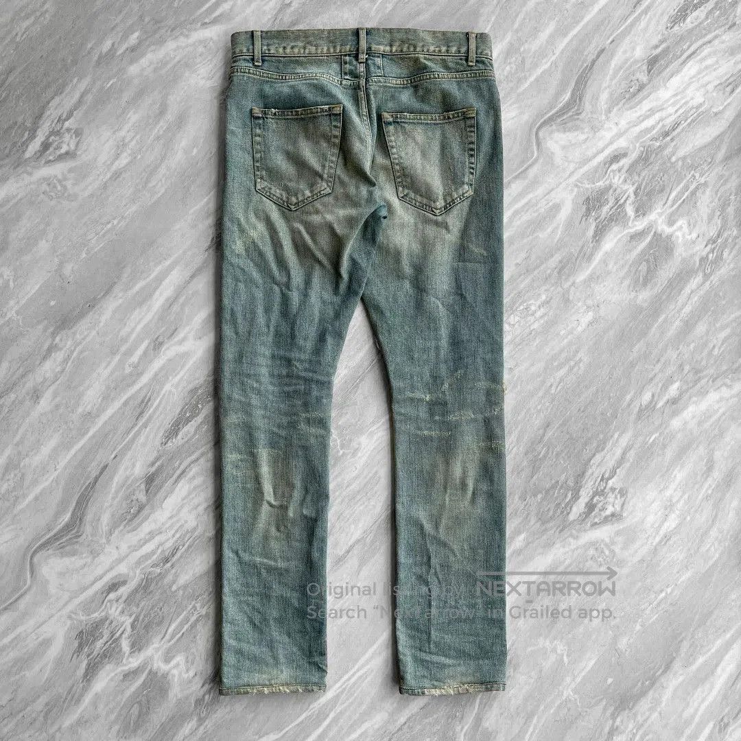 Saint Laurent Paris SAINT LAURENT Distressed Blue Jeans. Size US 30 / EU 46 - 1 Thumbnail