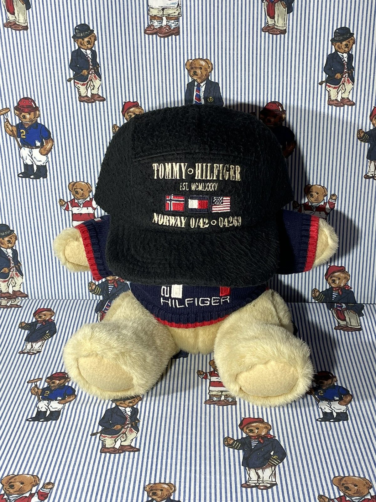 Tommy Hilfiger × Vintage Cap Tommy Hilfiger Norway OG Vintage 90’s Size ONE SIZE - 2 Thumbnail