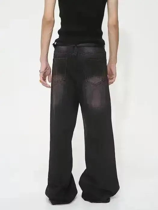 Japanese Brand Baggy Denim Wide Leg Jeans Size US 32 / EU 48 - 2 Thumbnail