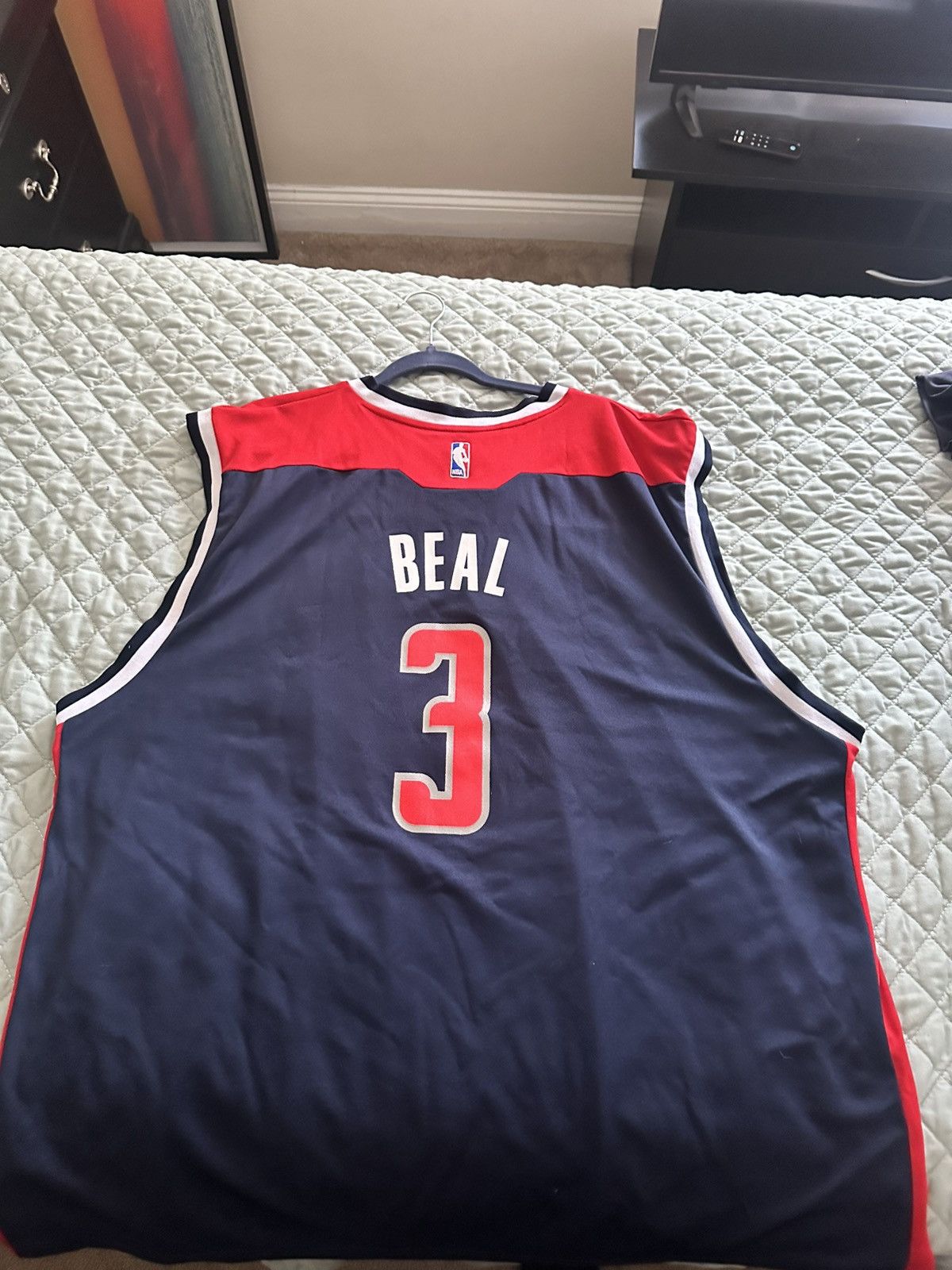 Adidas Washington Wizards Bradley Beal jersey Size US XXL / EU 58 / 5 - 2 Thumbnail