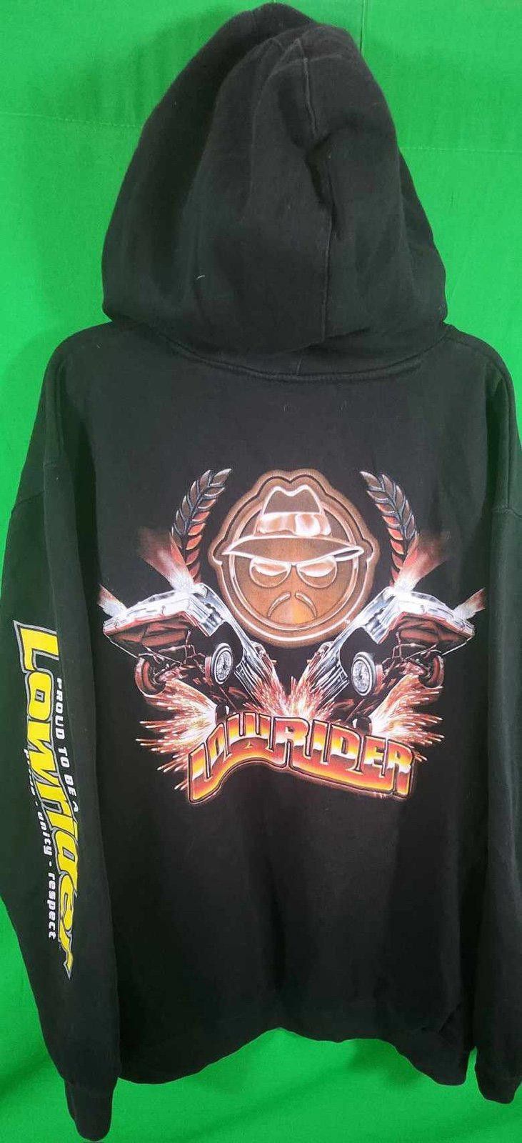 Designer vintage Lowrider Graphic Hoodie - Classic Style Size US L / EU 52-54 / 3 - 1 Thumbnail