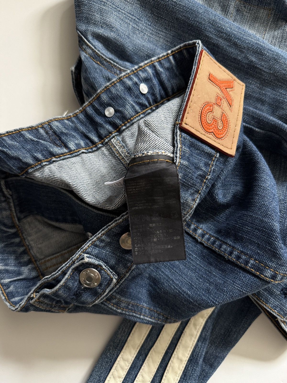 Y-3 Y-3 aw05’ striped Denim jacket Size M / US 6-8 / IT 42-44 - 9 Thumbnail