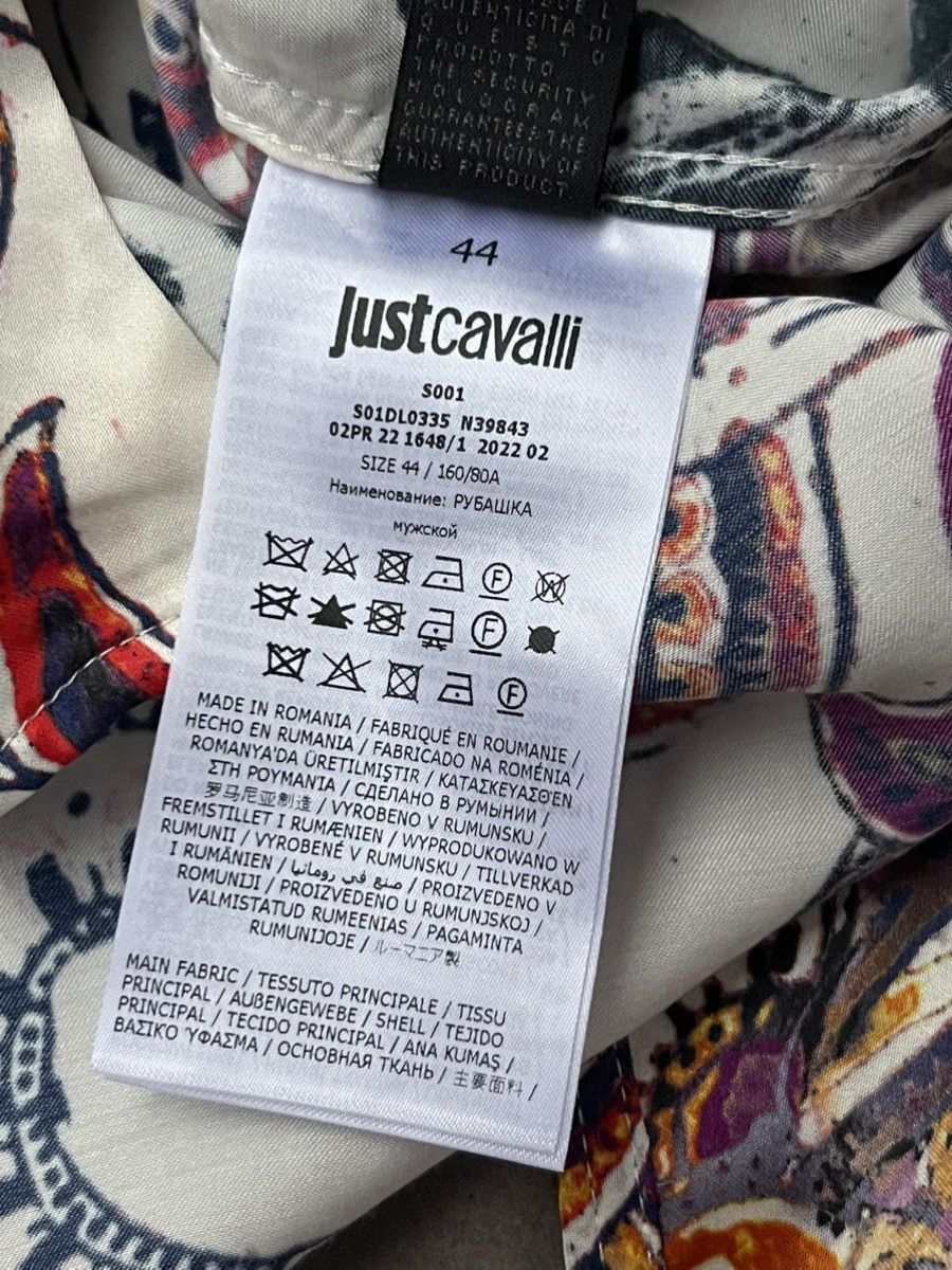 Just Cavalli !DS! AW22 Just Cavalli Paisley Viscose Shirt Size US S / EU 44-46 / 1 - 21 Thumbnail