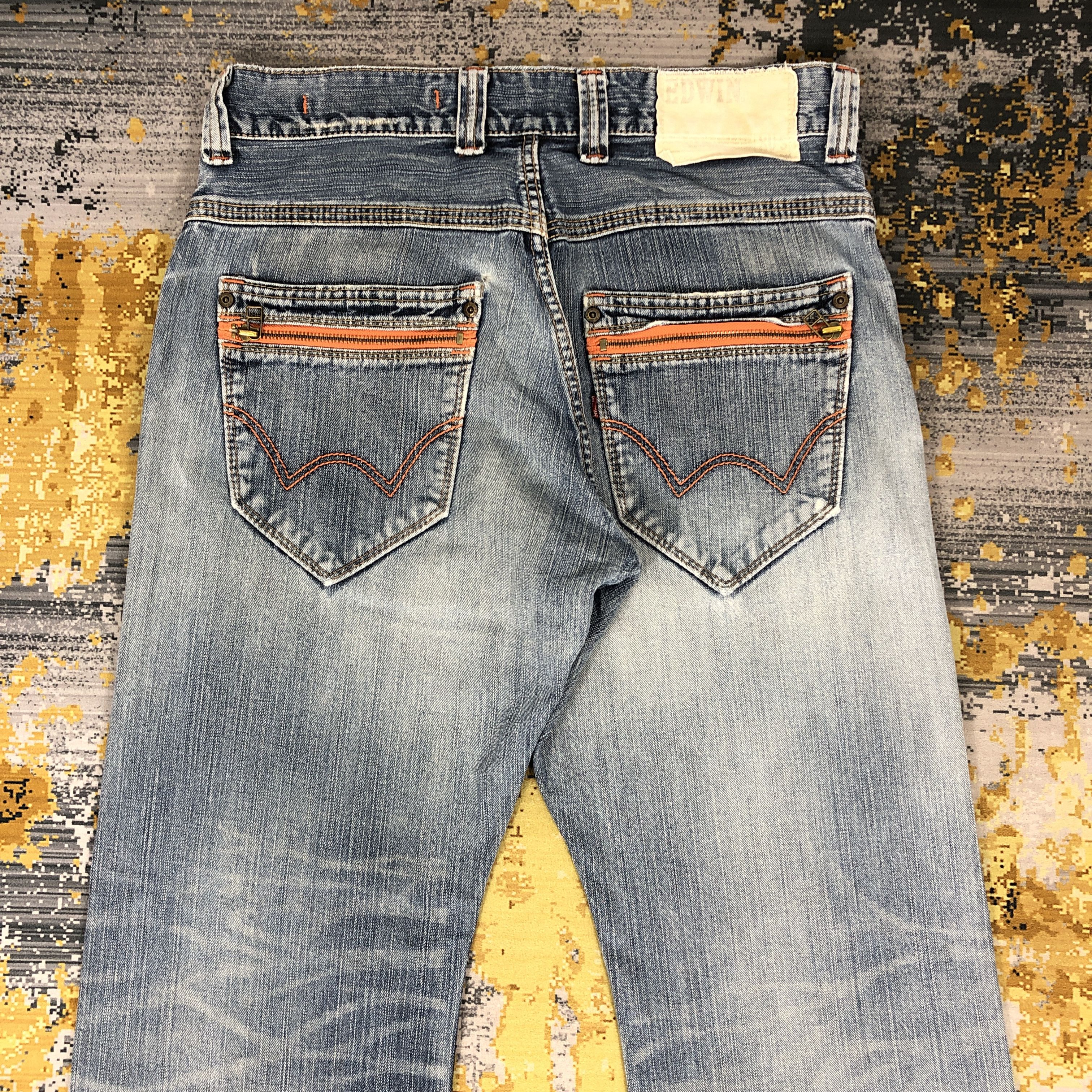 Edwin × Vintage Vintage Edwin Jeans XV-S 34 x 30.5 L1290 Size US 34 / EU 50 - 5 Thumbnail