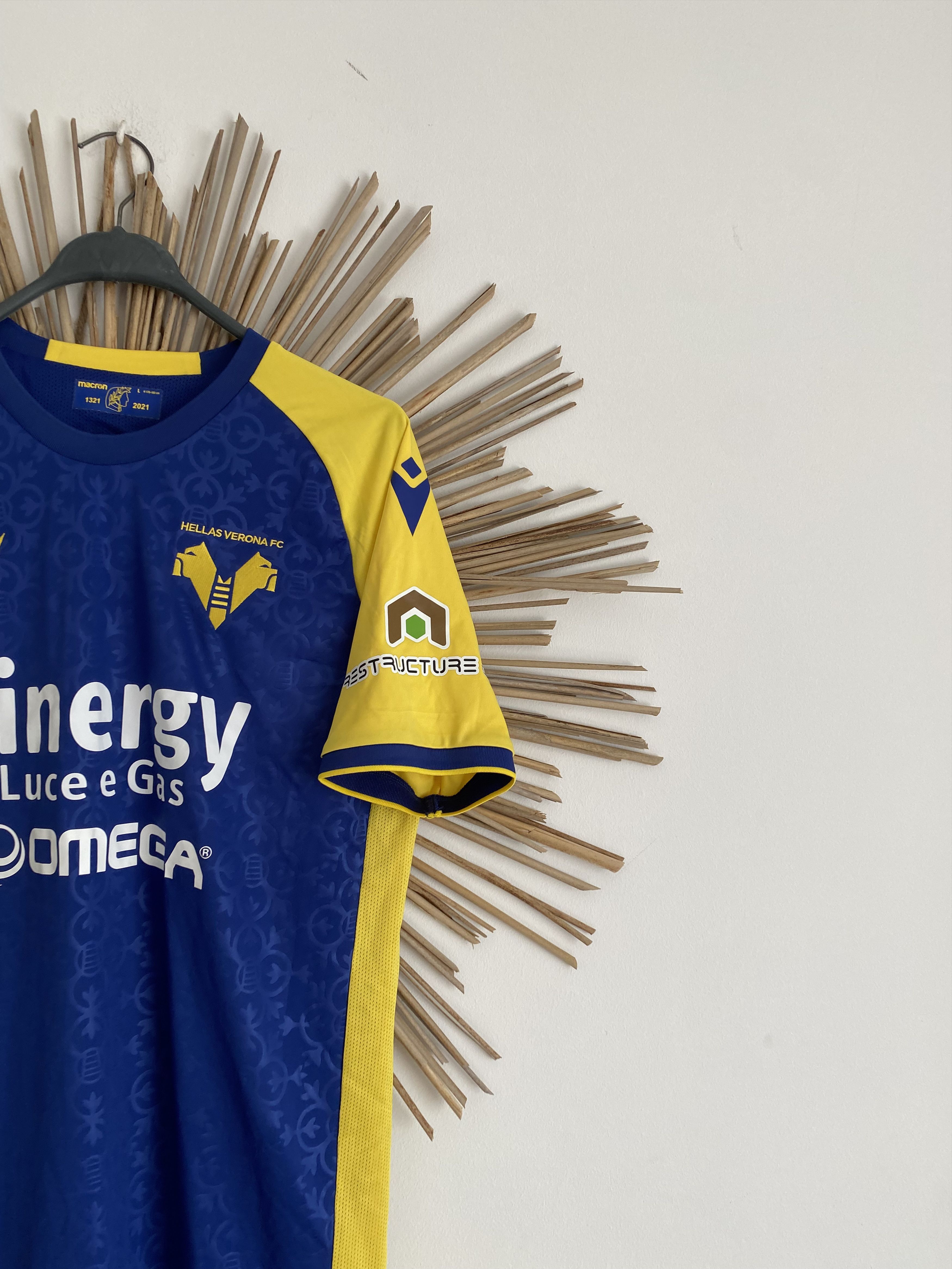 Macron Hellas Verona fc 2021 #14 ilic macron home soccer jersey Size US L / EU 52-54 / 3 - 3 Thumbnail