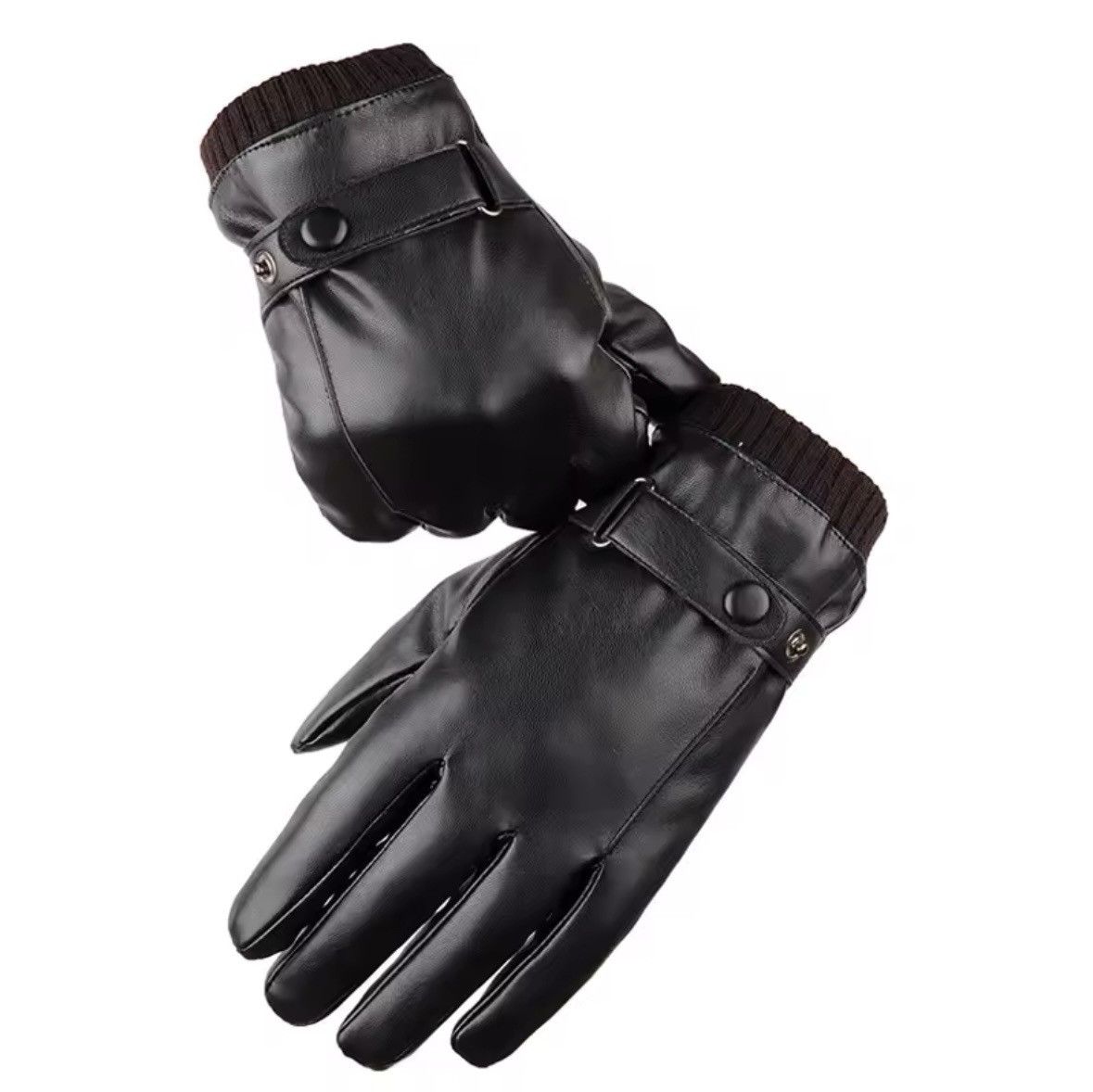 Designer Pu leather gloves business style Size ONE SIZE - 7 Thumbnail