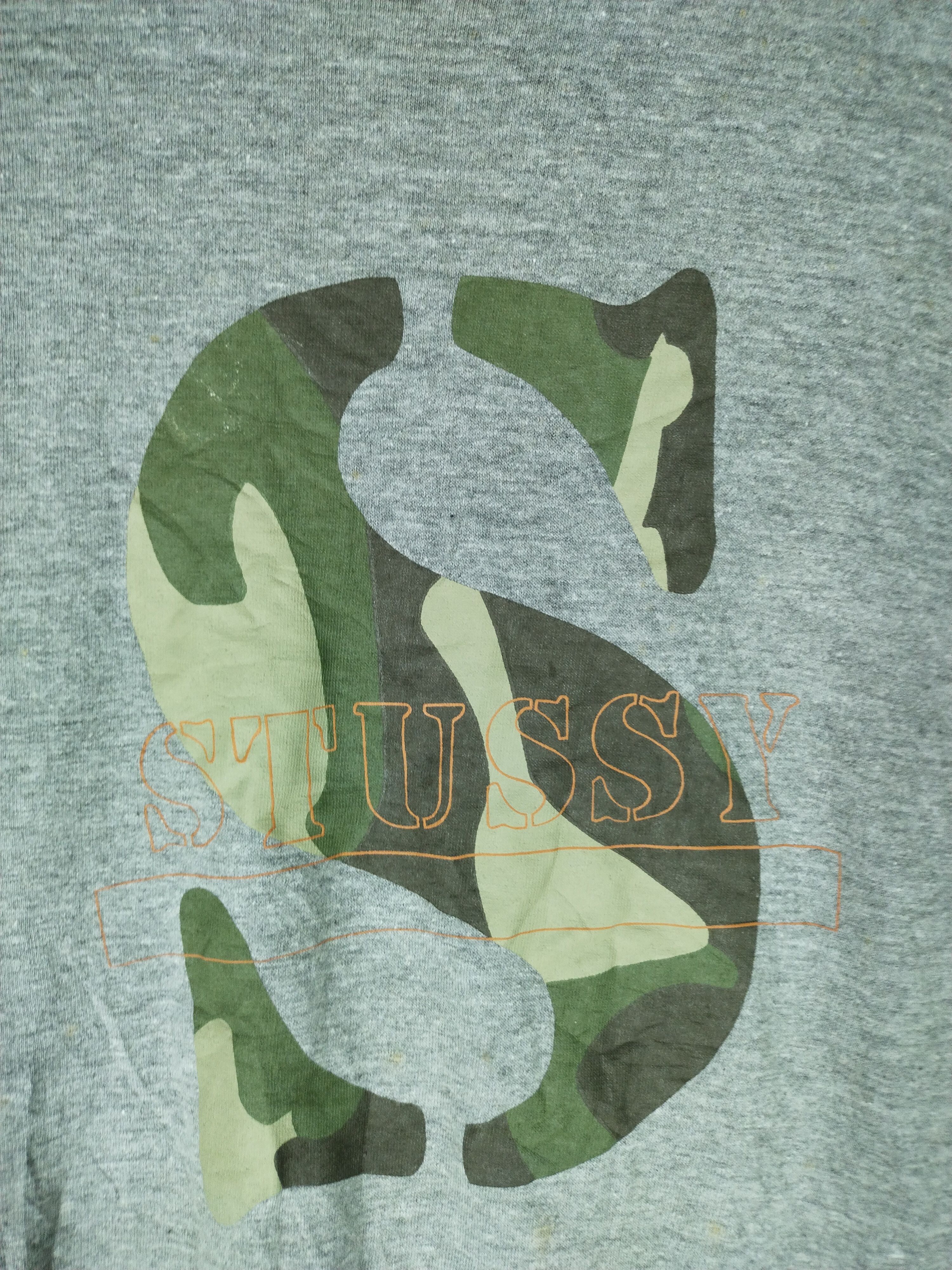 Stussy × Vintage 90's Vintage Stussy Camo Army Long Sleeve Tee Size US L / EU 52-54 / 3 - 3 Thumbnail