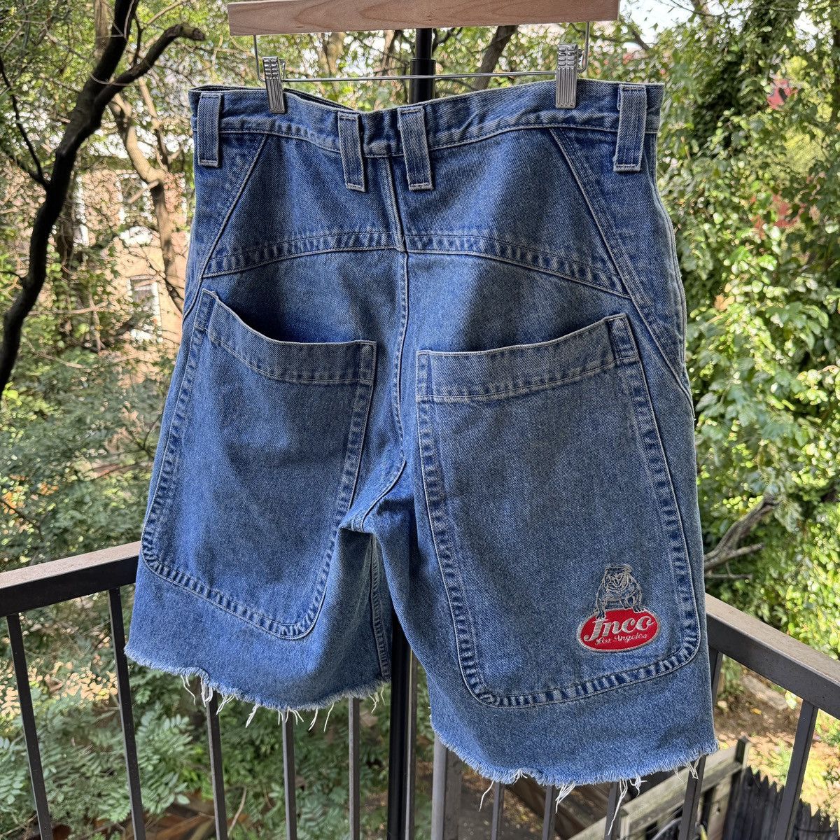 JNCO 90s JNCO Big Rig Shorts Thrashed Faded ERD Skater Grunge Size US 36 / EU 52 - 6 Thumbnail
