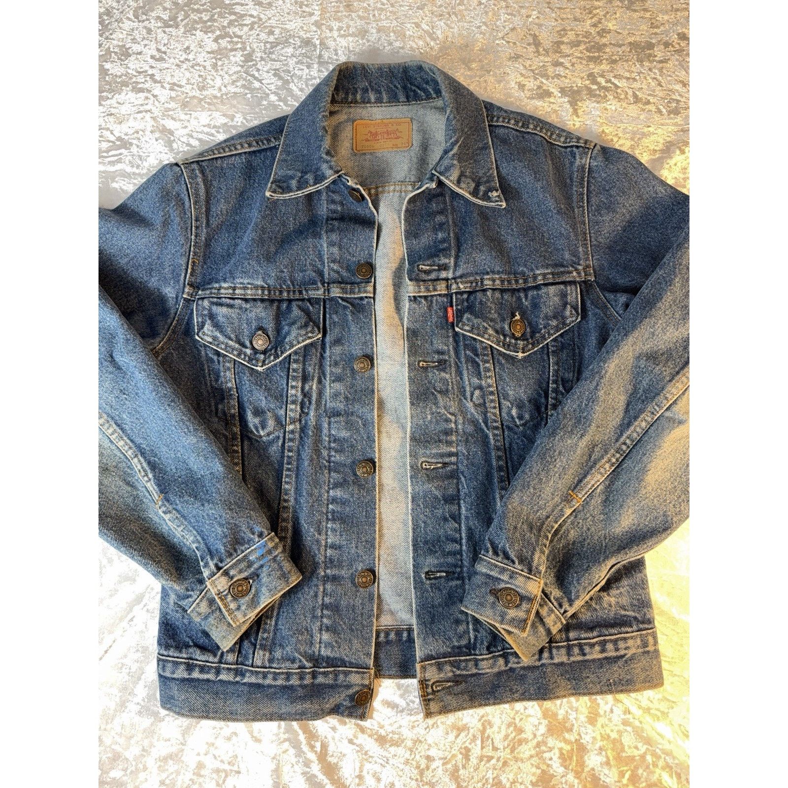 Levi's Vtg 80s Levi’s Denim Trucker Jacket USA Distressed Grunge Size US S / EU 44-46 / 1 - 3 Thumbnail