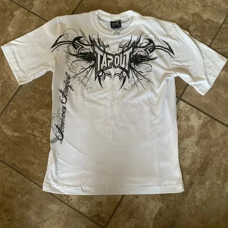 Vintage White Skull Streetwear TShirt Size US XL / EU 56 / 4 - 1 Thumbnail