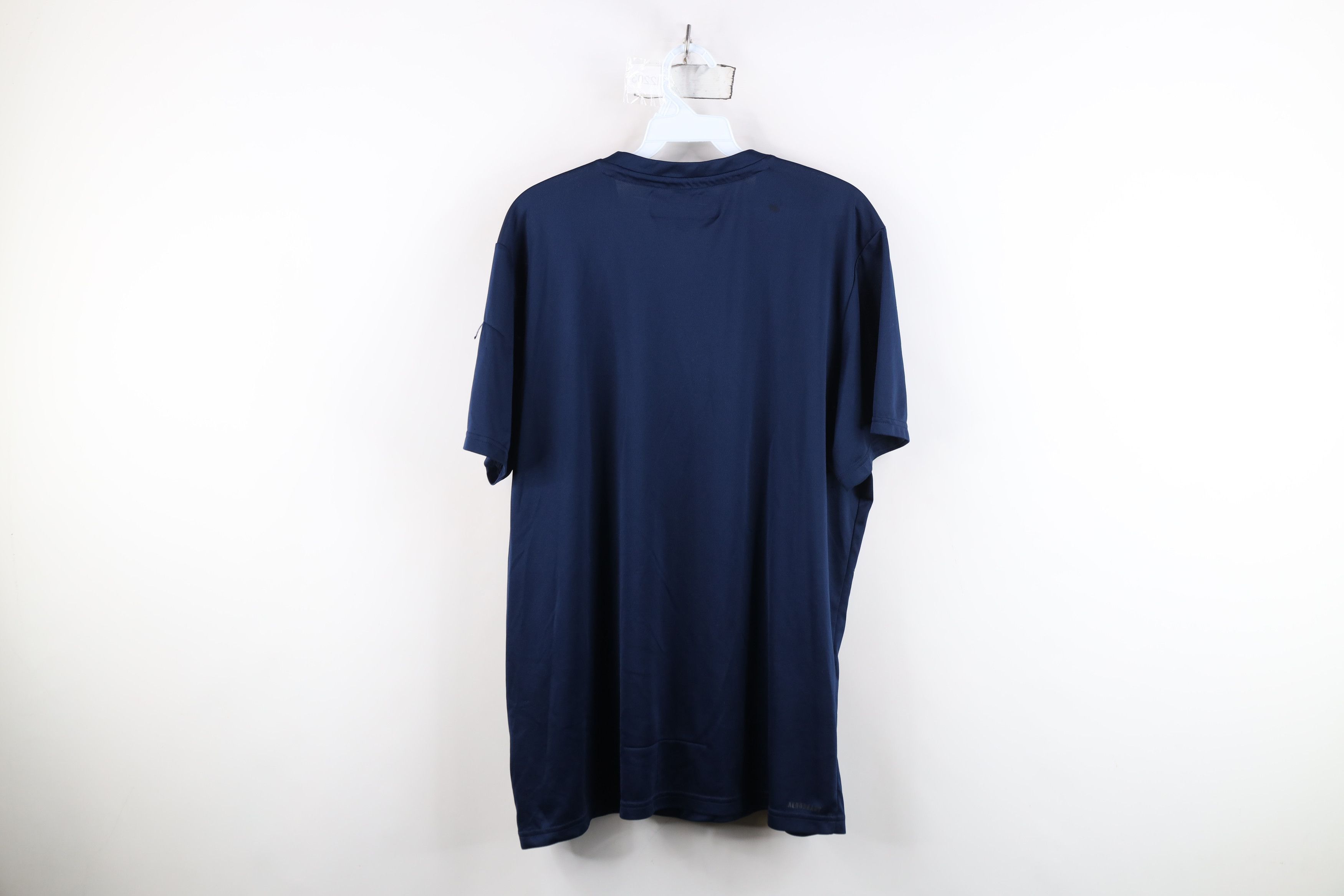 Adidas Adidas University of Akron Baseball Knit T-Shirt Navy Blue Size US XL / EU 56 / 4 - 13 Thumbnail