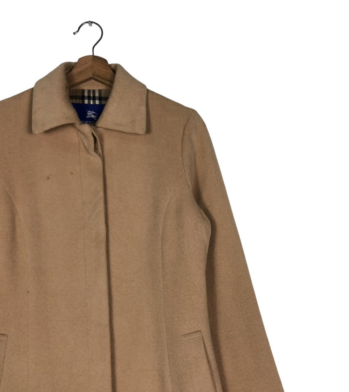 Burberry 🔥VINTAGE BURBERRY LONDON BLUE LABEL WOOL NOVA CHECK Size XS / US 0-2 / IT 36-38 - 7 Thumbnail