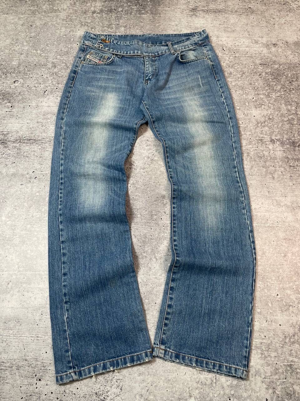 Diesel Vintage 00s Diesel Cheroe Bootcut Flared Denim Jeans Y2K Size 33" - 1 Thumbnail
