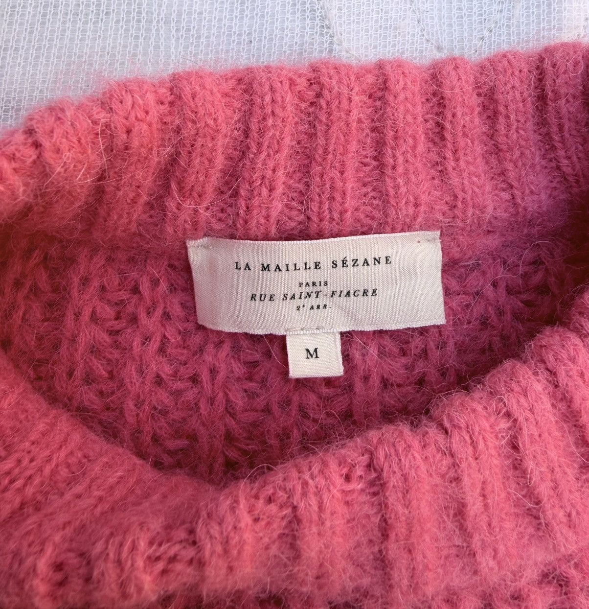 Sezane La Maille Sezane Wool Alpaca Knitted Sweater Oversized Pink Size M / US 6-8 / IT 42-44 - 4 Thumbnail