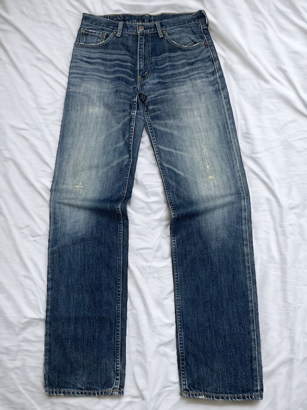 Levi's × Vintage Levis 502 Sanforized Light Whisker Wash (AE21) Size US 31 - 1 Thumbnail