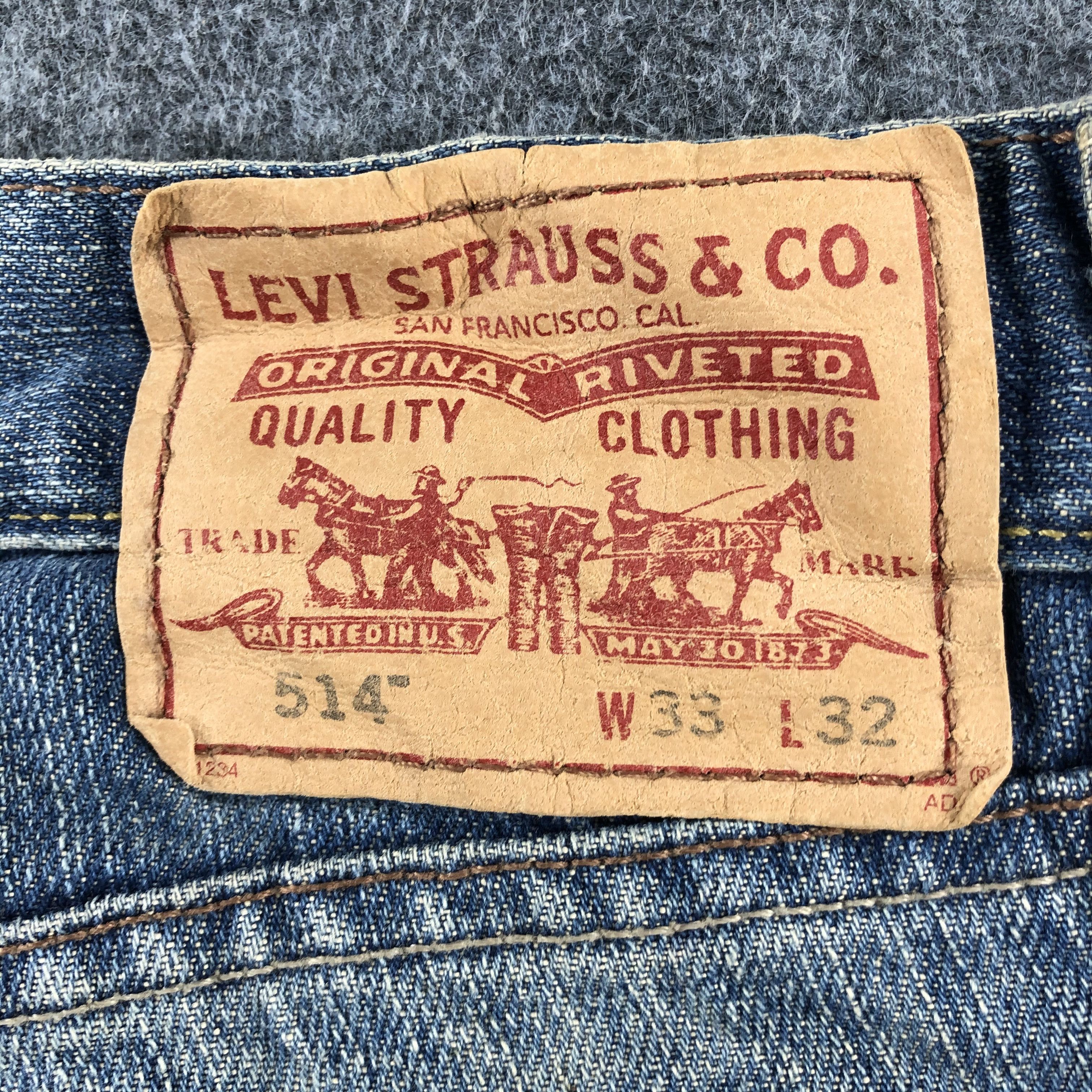 Levi's Vintage Blue Wash Levis 514 Jeans-J2500 Size US 34 / EU 50 - 5 Thumbnail
