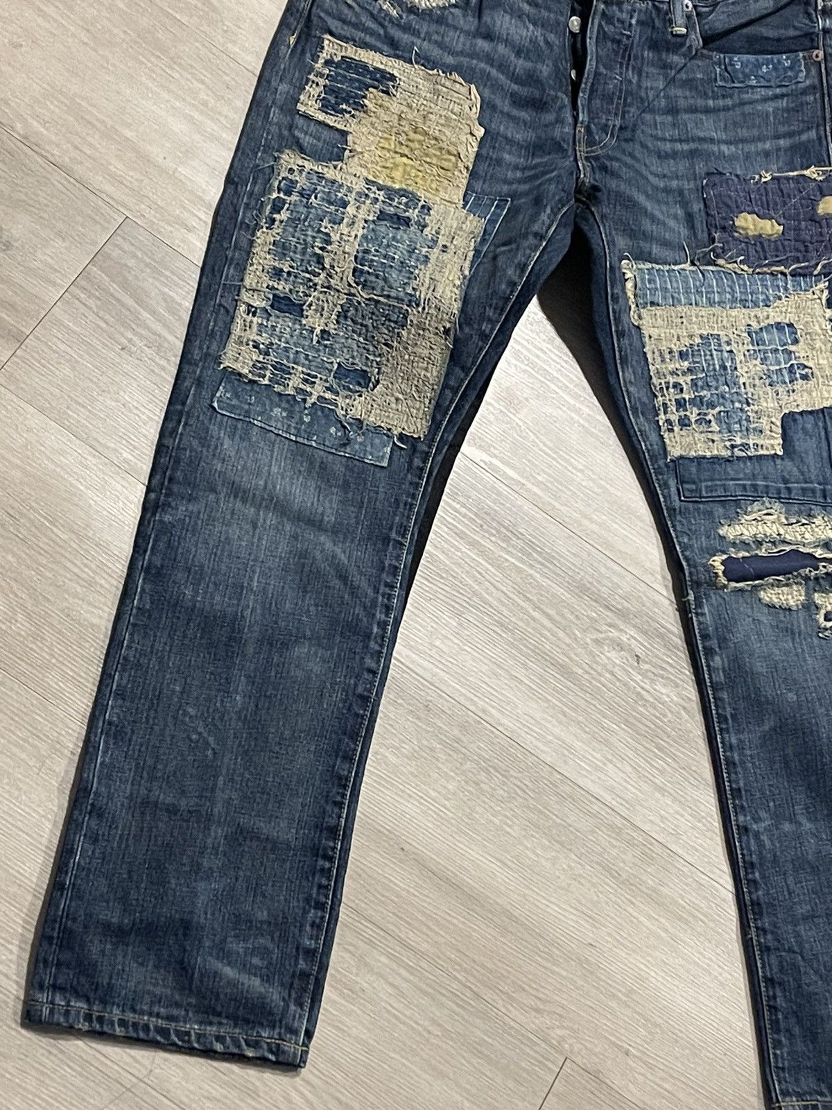 Polo Ralph Lauren Polo Ralph Lauren Varick Slim Rope dyed BORO method Size US 32 / EU 48 - 8 Thumbnail