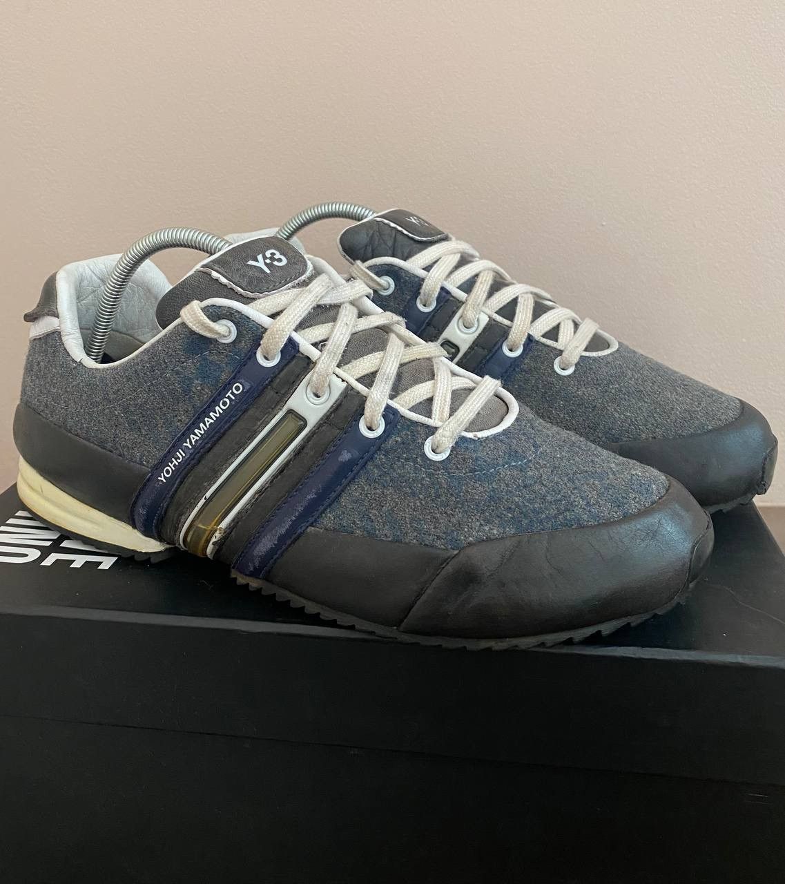 Adidas × Y's Yohji Yamamoto Y-3 Vintage Adidas Y3 Blue Sneakers Size US 7.5 / EU 40-41 - 2 Thumbnail