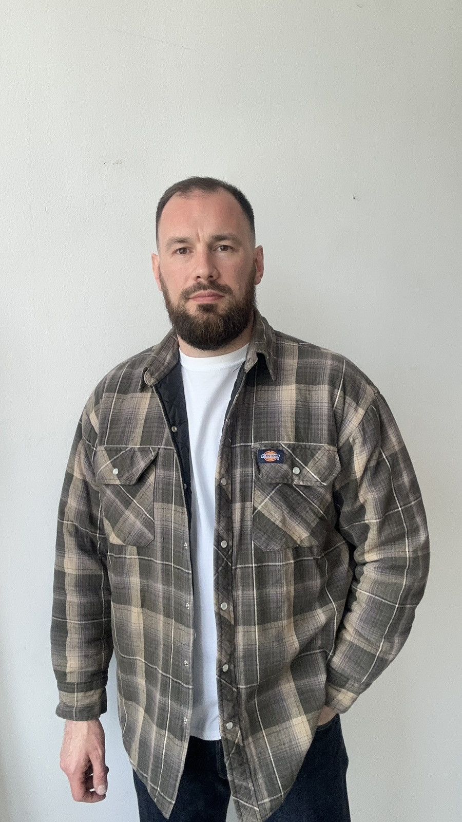 Dickies Dickies Lined Plaid Shirt Jacket Checkered Quilted Flannel Size US L / EU 52-54 / 3 - 2 Thumbnail