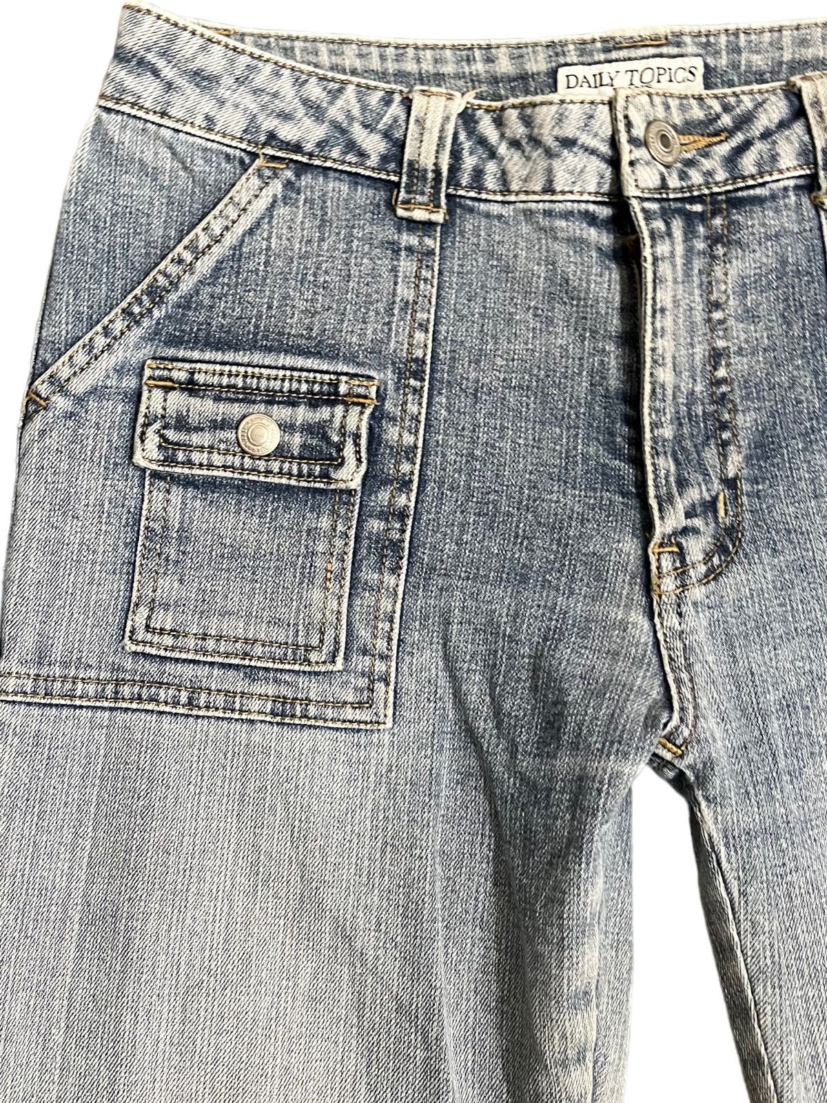 Japanese Brand × Vintage Vintage Daily Topics Flare Bush pants Size US 30 / EU 46 - 2 Thumbnail