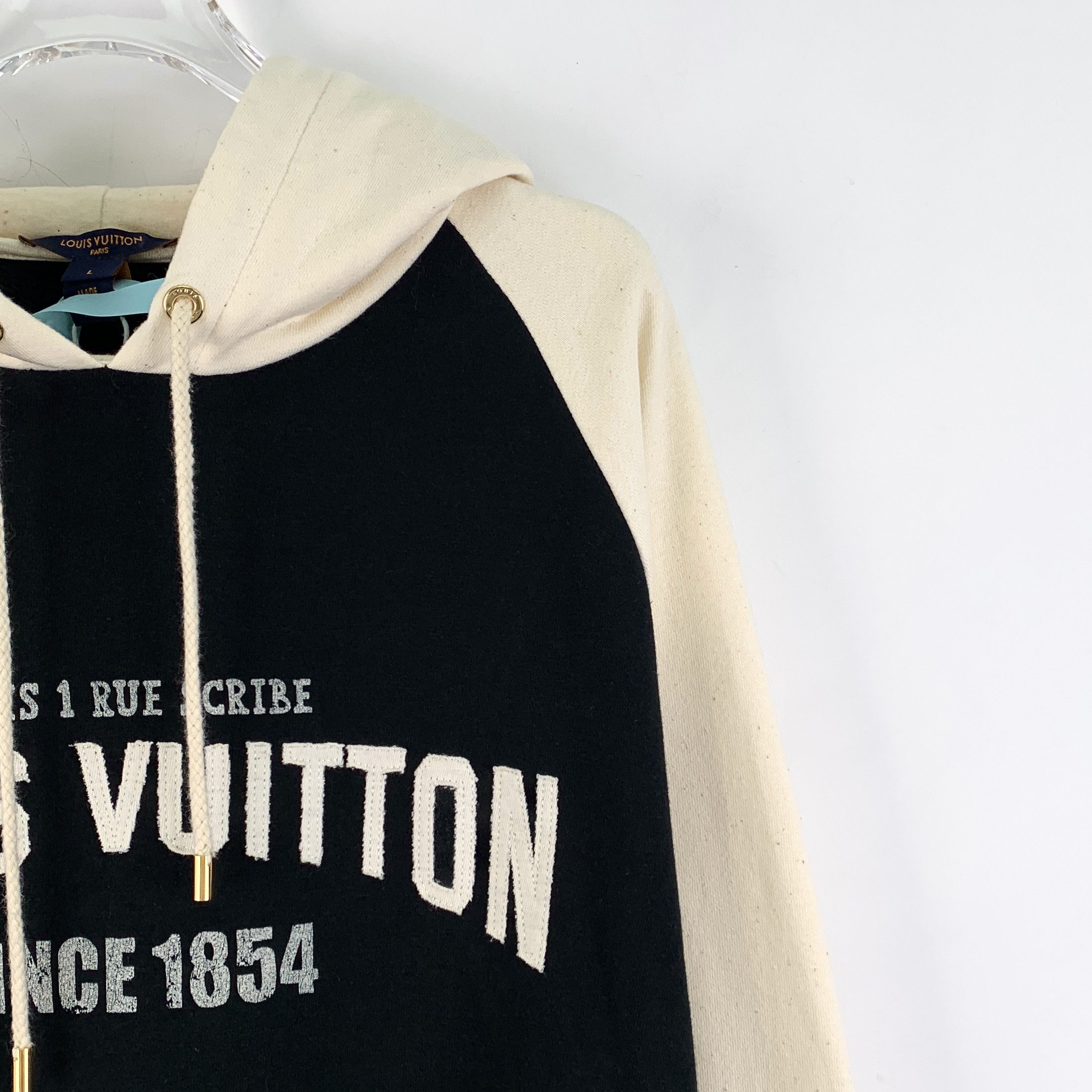 Louis Vuitton Louis Vuitton Multicolor Logo Cotton Hoodie (Size L) Size US L / EU 52-54 / 3 - 7 Thumbnail