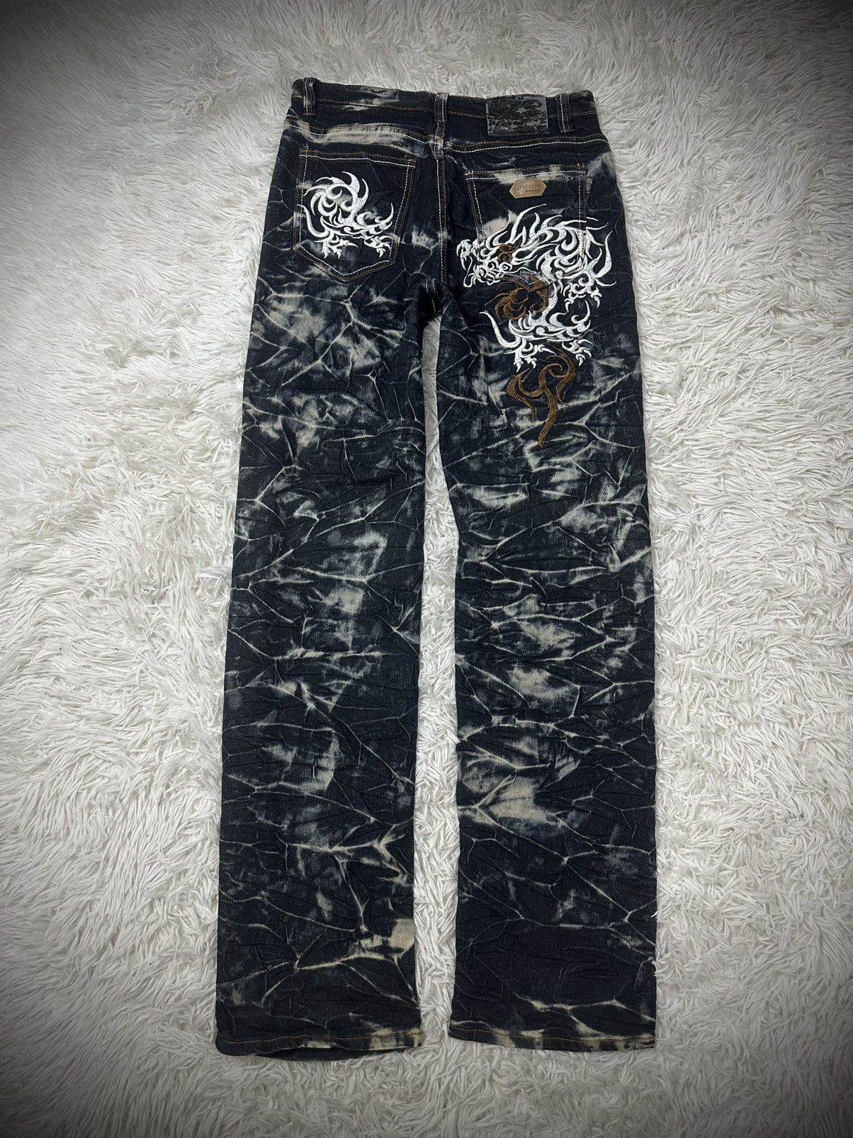 Tornado Mart 2000s Tornado Mart Tribal Flare Jeans | Grailed