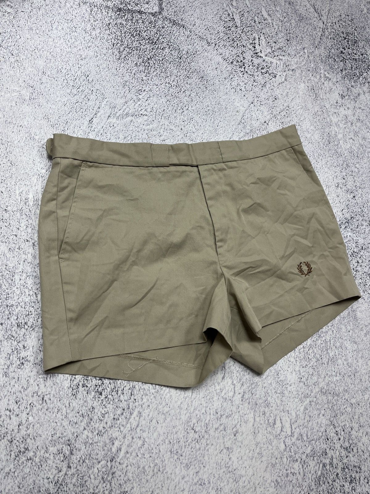 Fred Perry Vintage 80’s 90’s Fred Perry Casual Shorts Hong Kong Rare Size 34" / US 12 / IT 48 - 6 Thumbnail