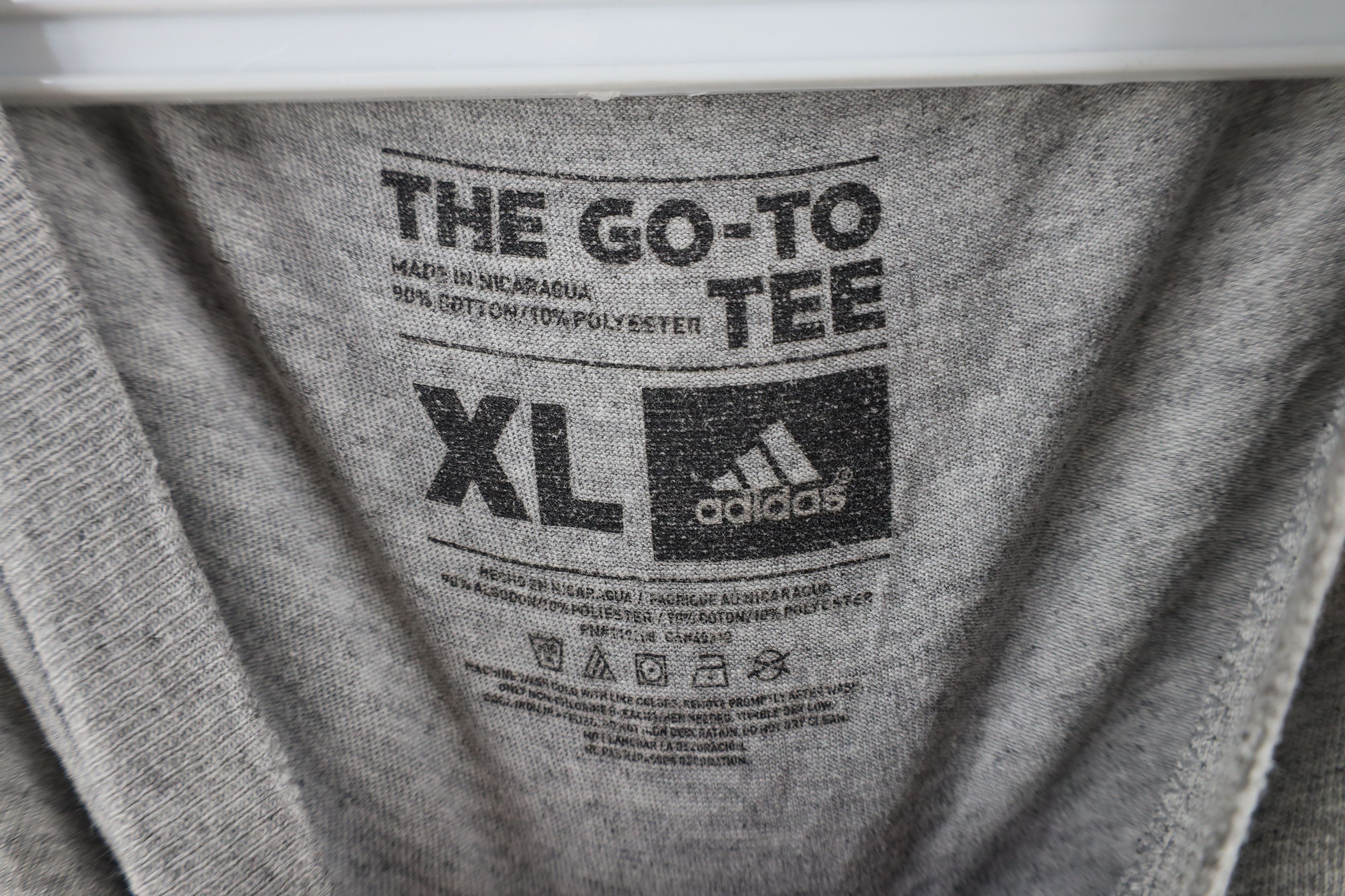 Adidas × Vintage Vintage Adidas University of Michigan Football T-Shirt Gray Size US XL / EU 56 / 4 - 5 Thumbnail