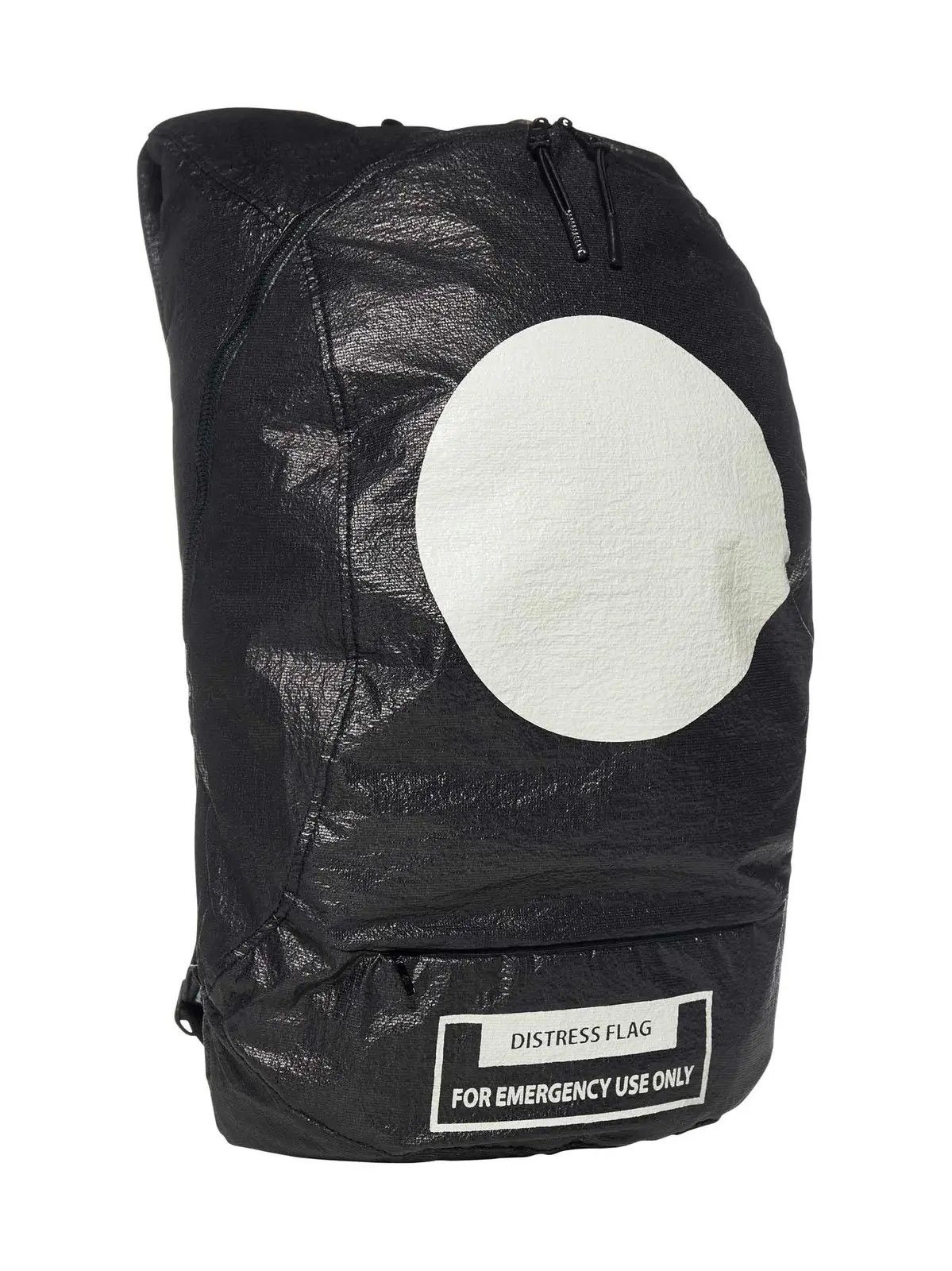 Craig Green × Moncler MONCLER x CRAIG GREEN emergency-print taffeta backpack black Size ONE SIZE - 2 Thumbnail