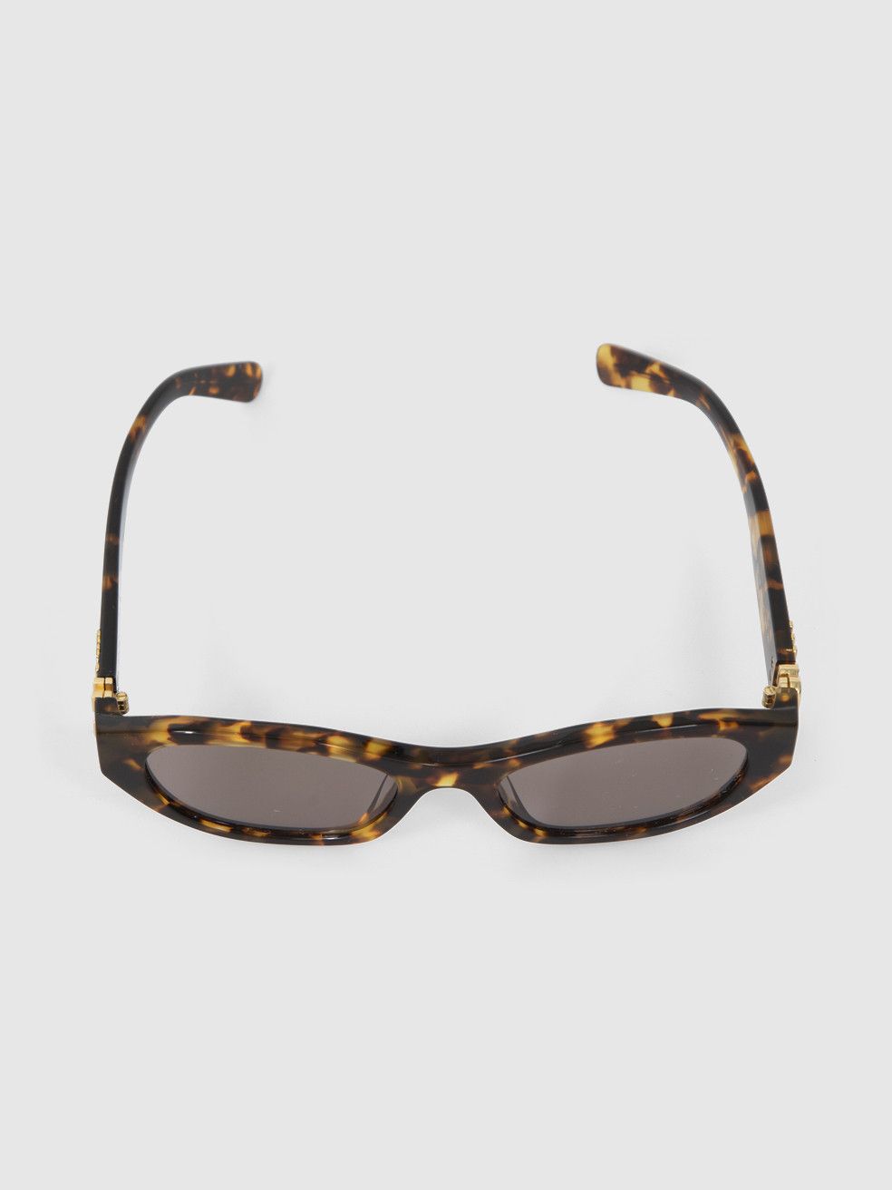 Honey Havana Irregular Sunglasses in Brown, Women's