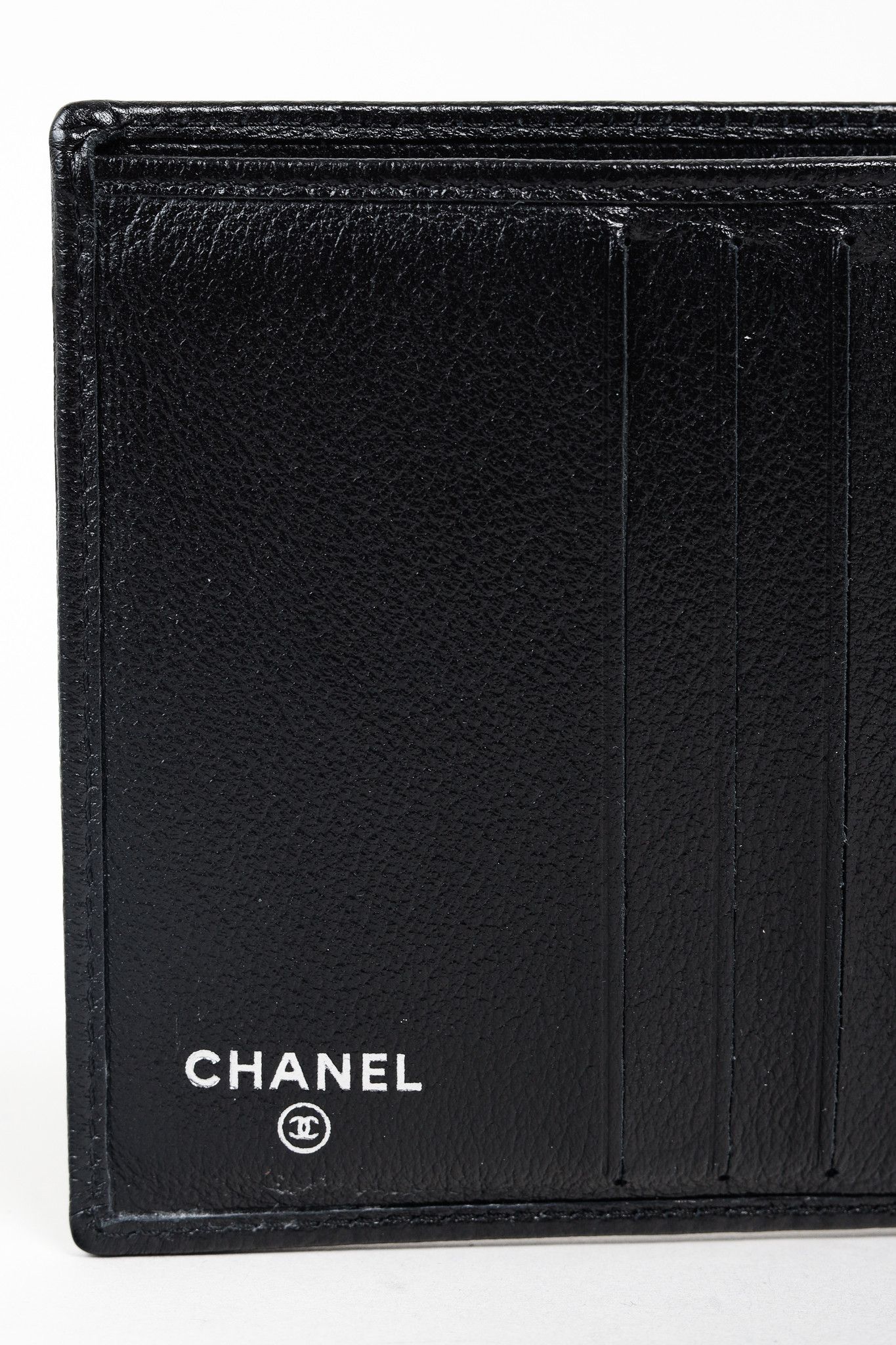 Chanel Chanel Camellia Black Leather Compact Wallet Size ONE SIZE - 9 Thumbnail