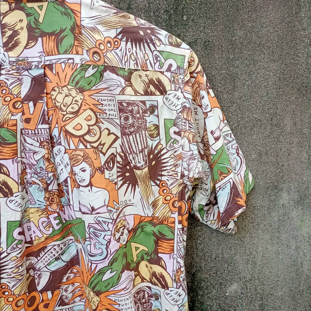 Cartoon Network SPACEMAN SHIRT ROUGH TRADE CARTOONS Size US M / EU 48-50 / 2 - 5 Thumbnail