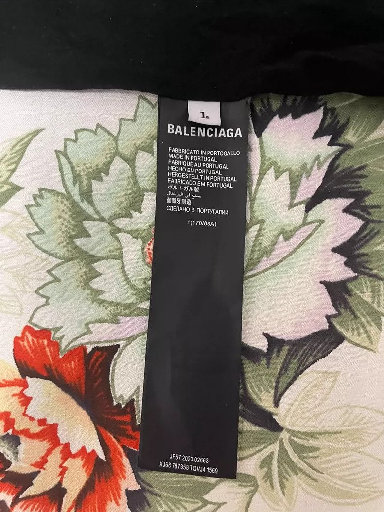Balenciaga Balenciaga Letter Logo printed loose short sleeves 2504-Nex Size US L / EU 52-54 / 3 - 2 Thumbnail