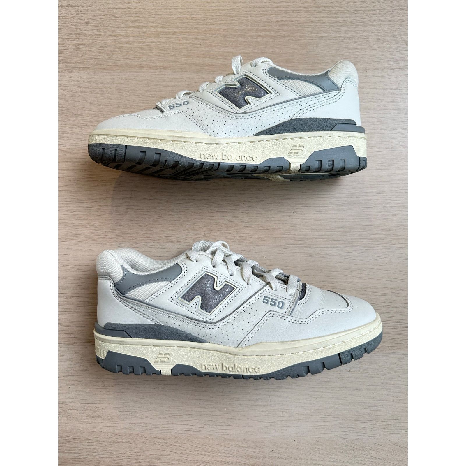 New Balance New Balance x Aime Leon Dore 550 White Grey - Size 7M - Mint Size US 7 / EU 40 - 6 Thumbnail