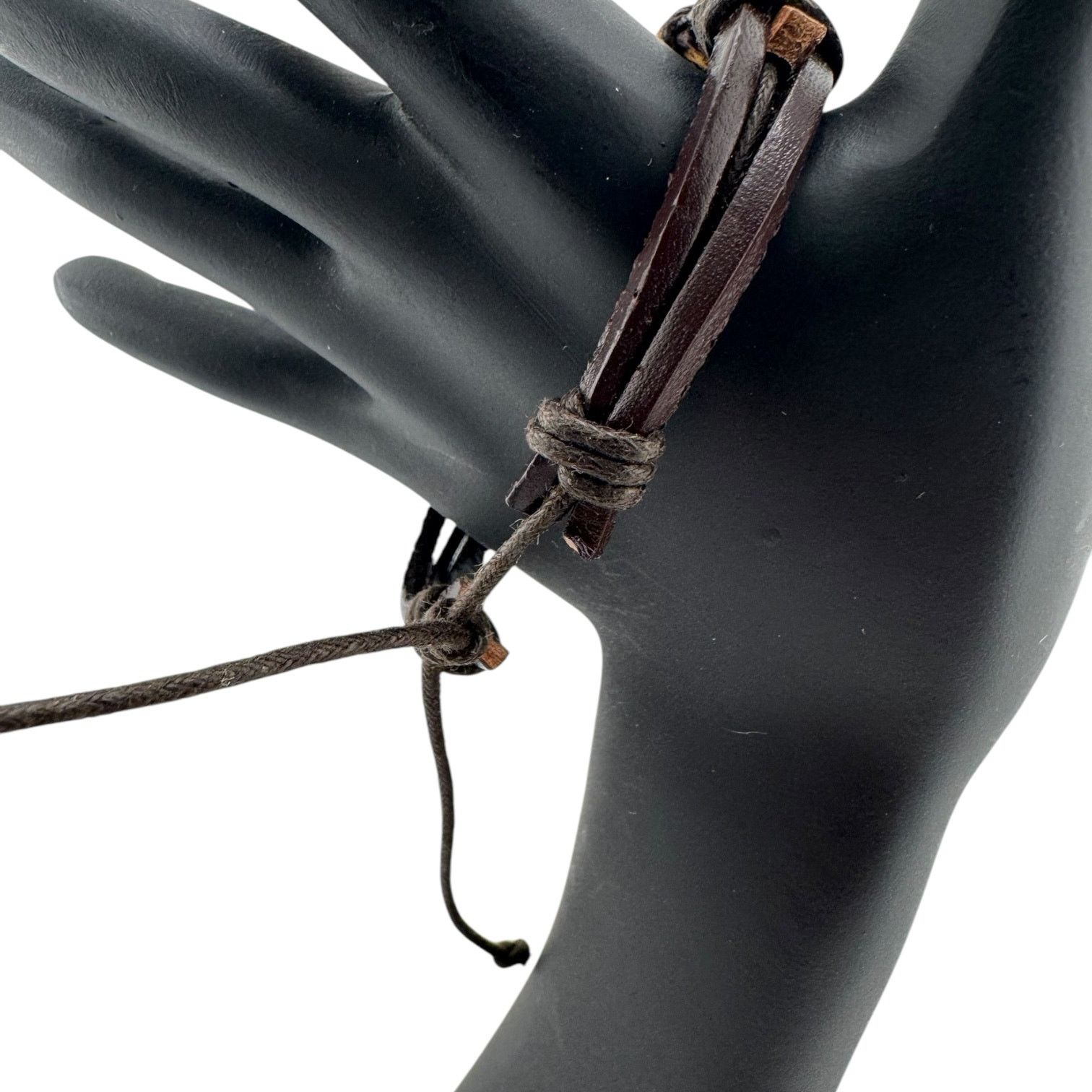 Other Blackened Oath: Leather Cuff for Unapologetic Rebellion Size ONE SIZE - 2 Thumbnail