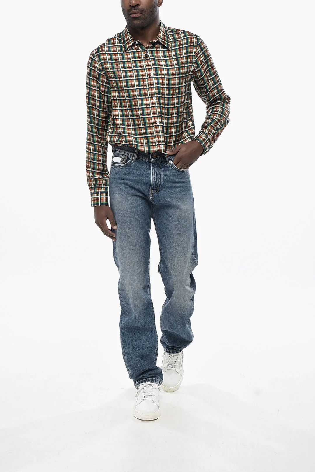 Versace og1mm0426 Regular-Fit Jeans in Blue Size US 32 / EU 48 - 4 Thumbnail