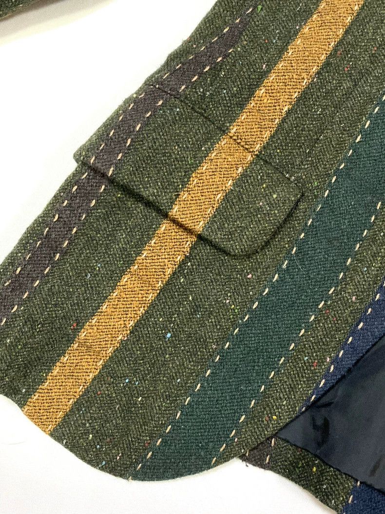 Yohji Yamamoto Yohji YamamotoPatchwork barbed wool coat Patchwork barbed w Size US S / EU 44-46 / 1 - 4 Thumbnail