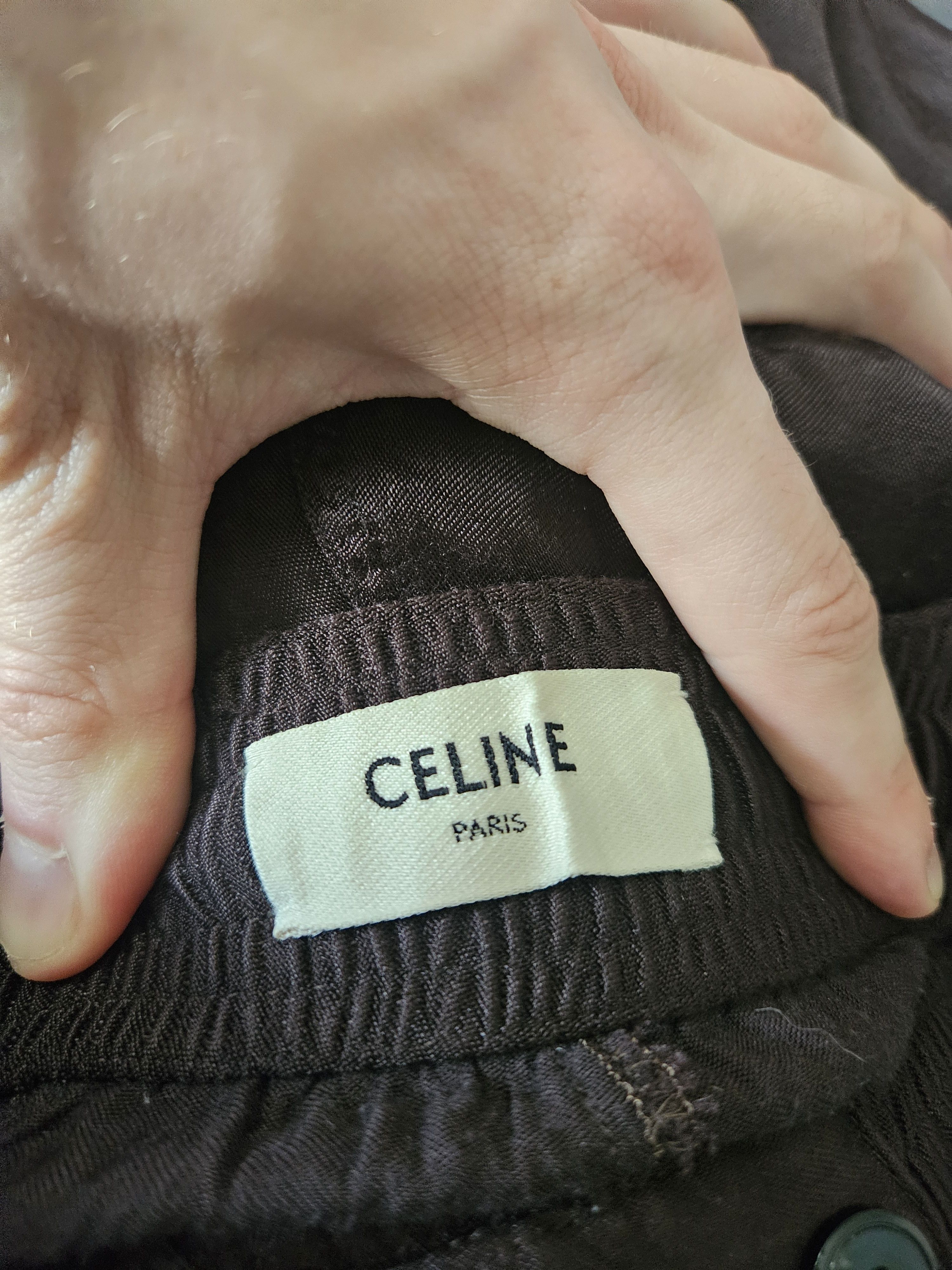 Celine Brown Viscose C Patch Track Pants Size US 34 / EU 50 - 8 Thumbnail