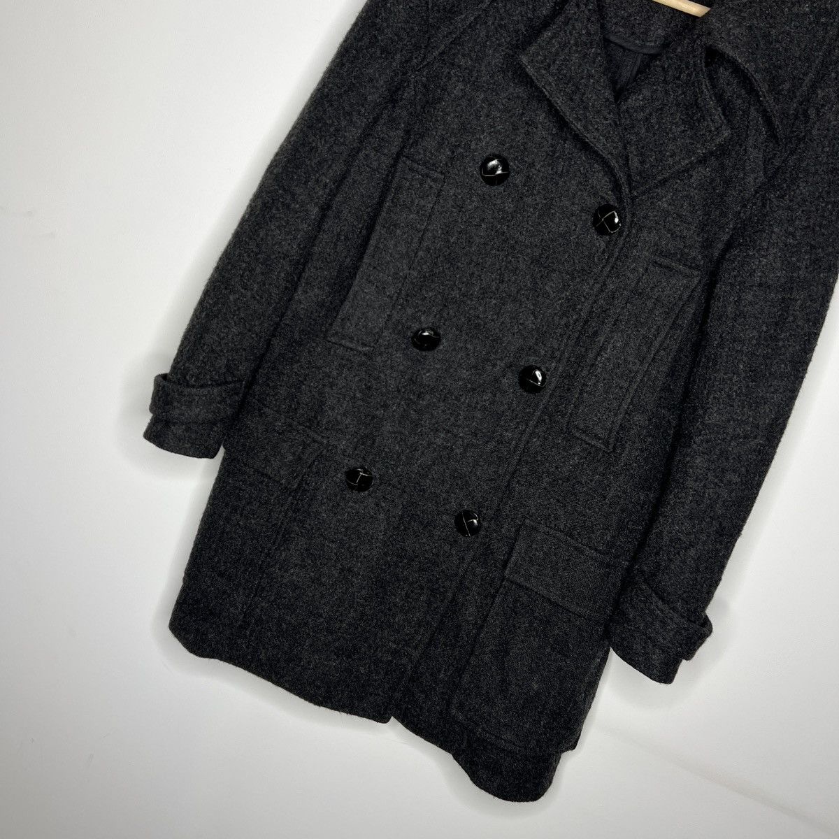 Designer × Isabel Marant × Isabel Marant Etoile Vintage Isabel Marant Oversize Wool Coat Double Breasted Size S / US 4 / IT 40 - 6 Thumbnail