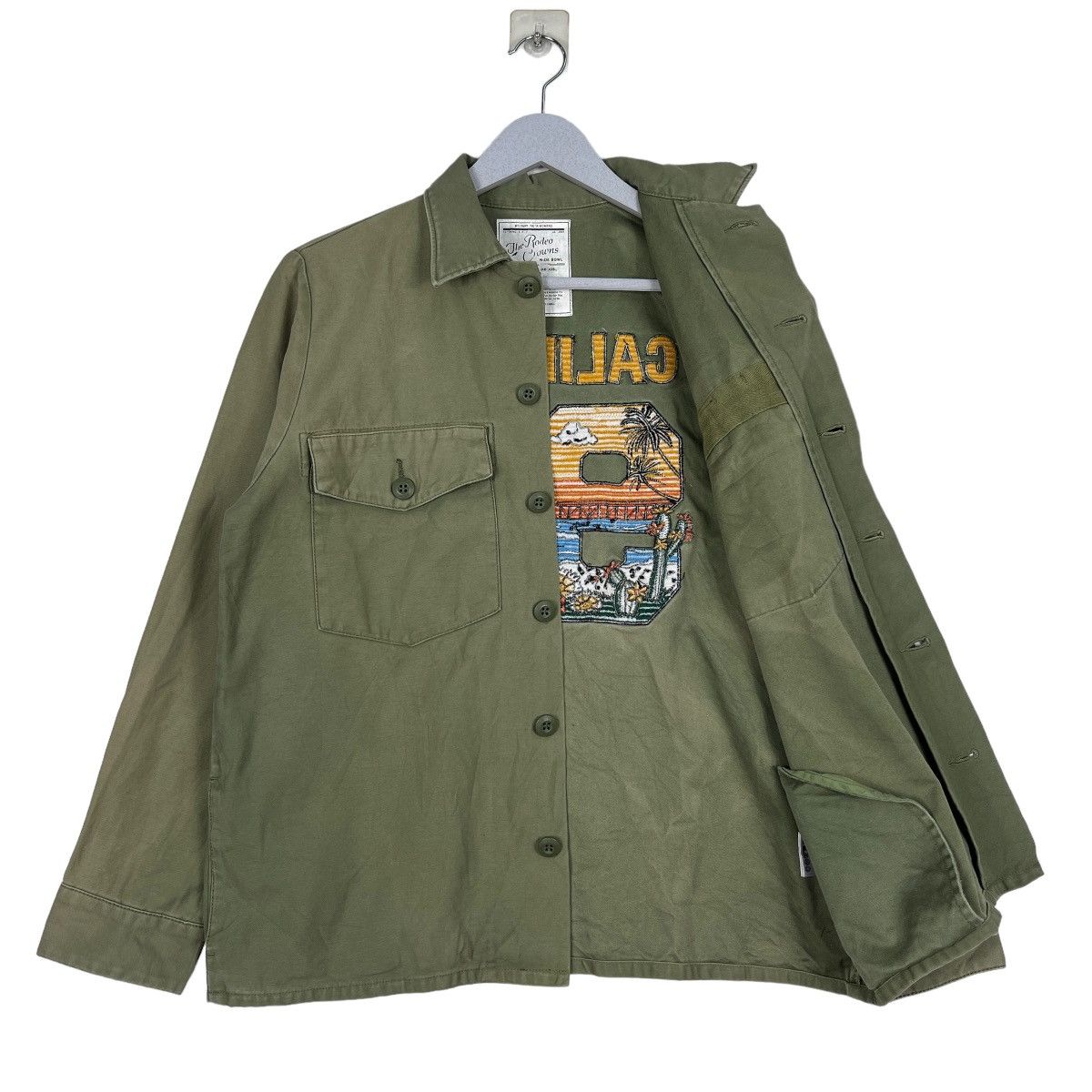 Japanese Brand 🔥 RODEO CROWNS MILITARY JACKET Size US M / EU 48-50 / 2 - 10 Thumbnail